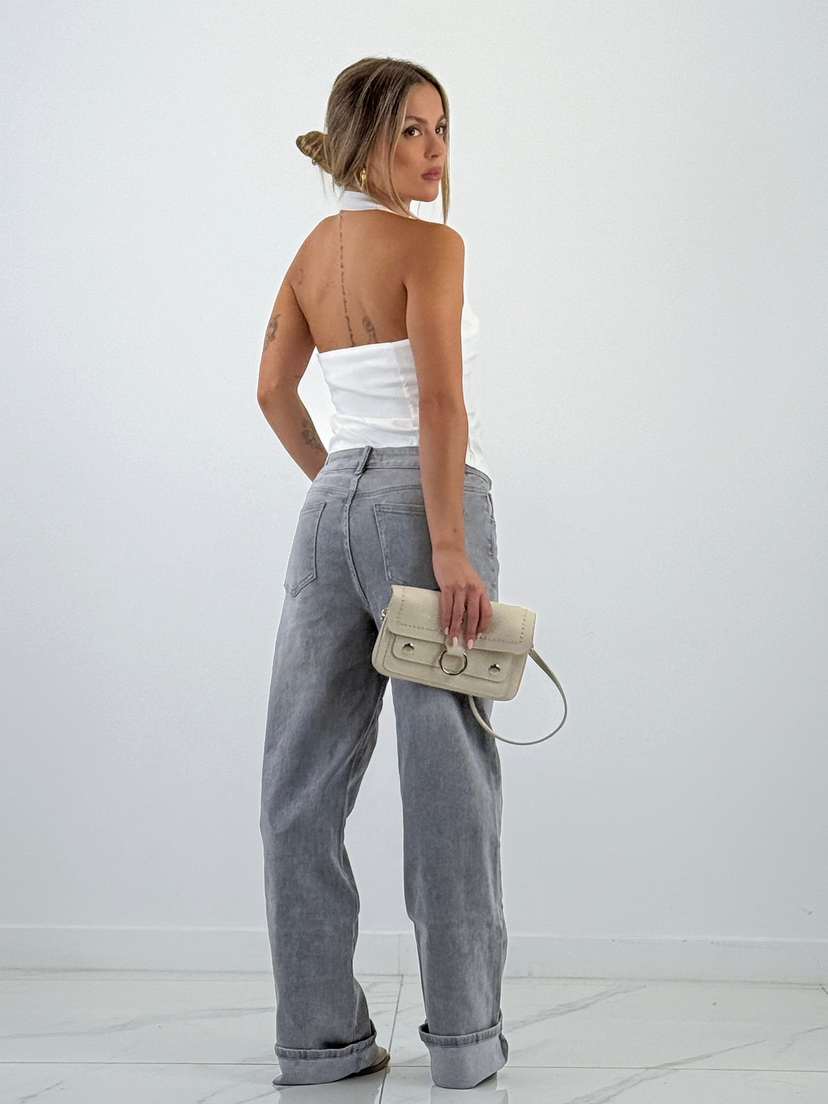 Top chaleco cremallera