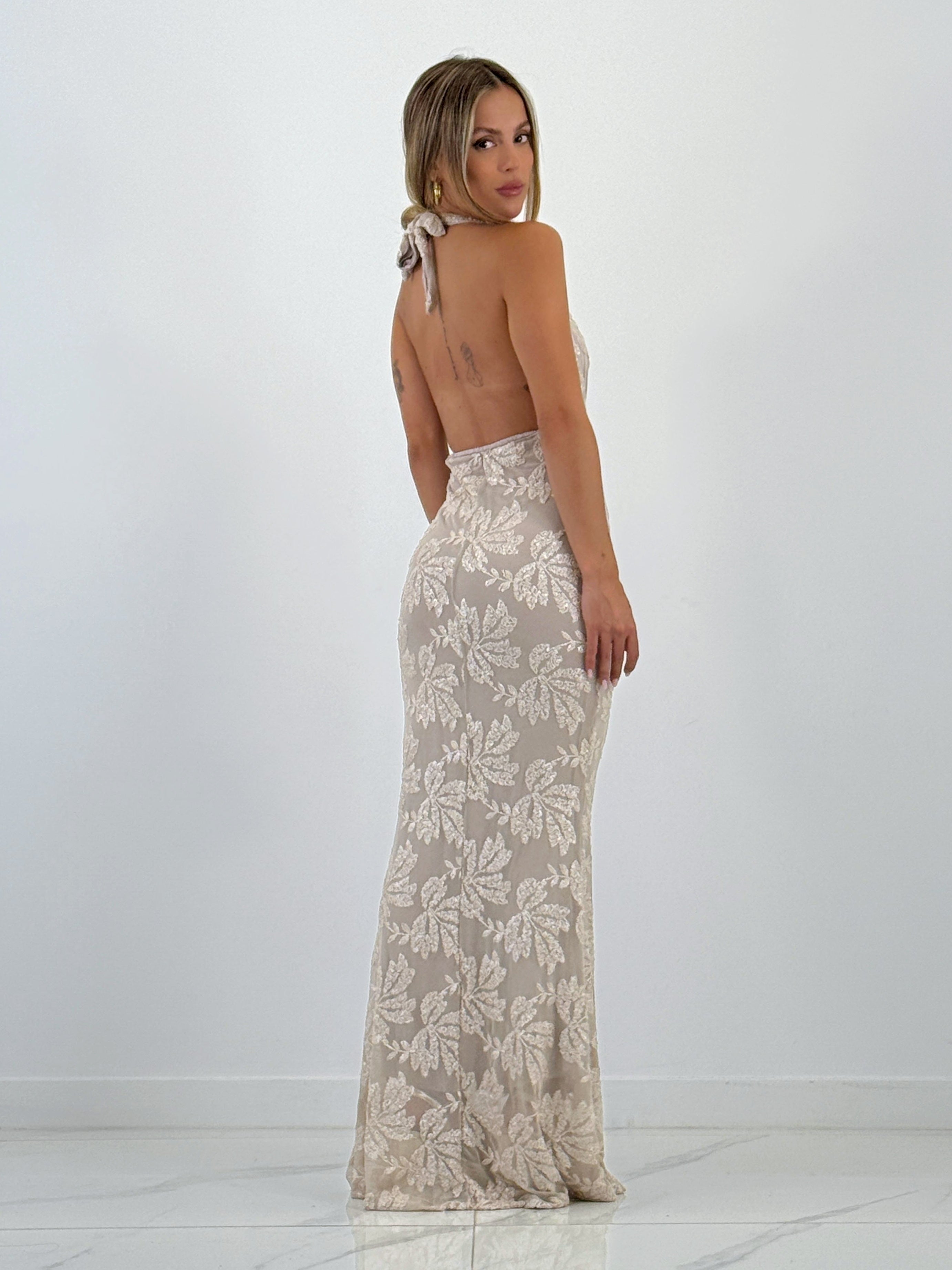 Vestido bordados lentejuelas