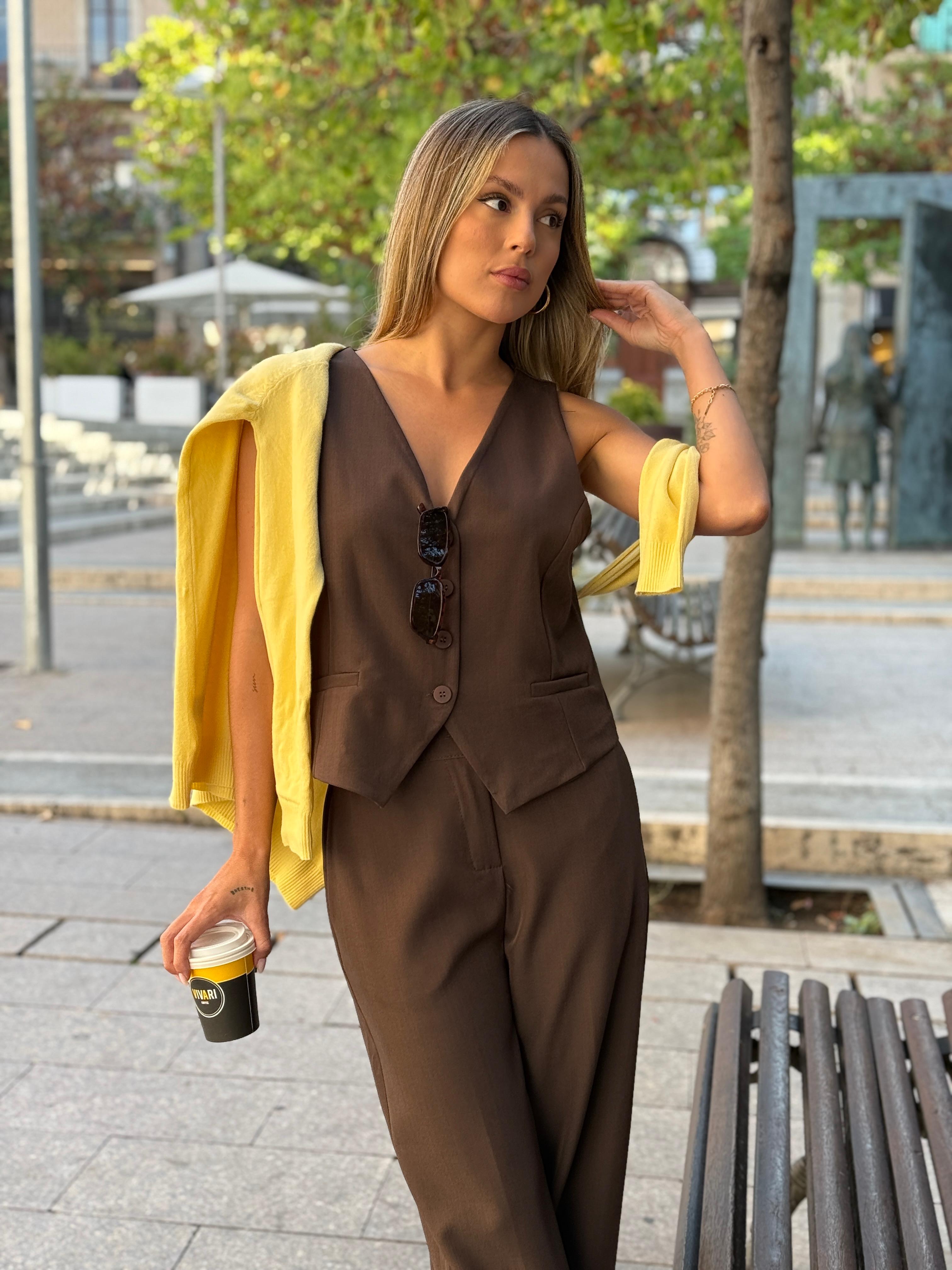 Top chaleco estructura