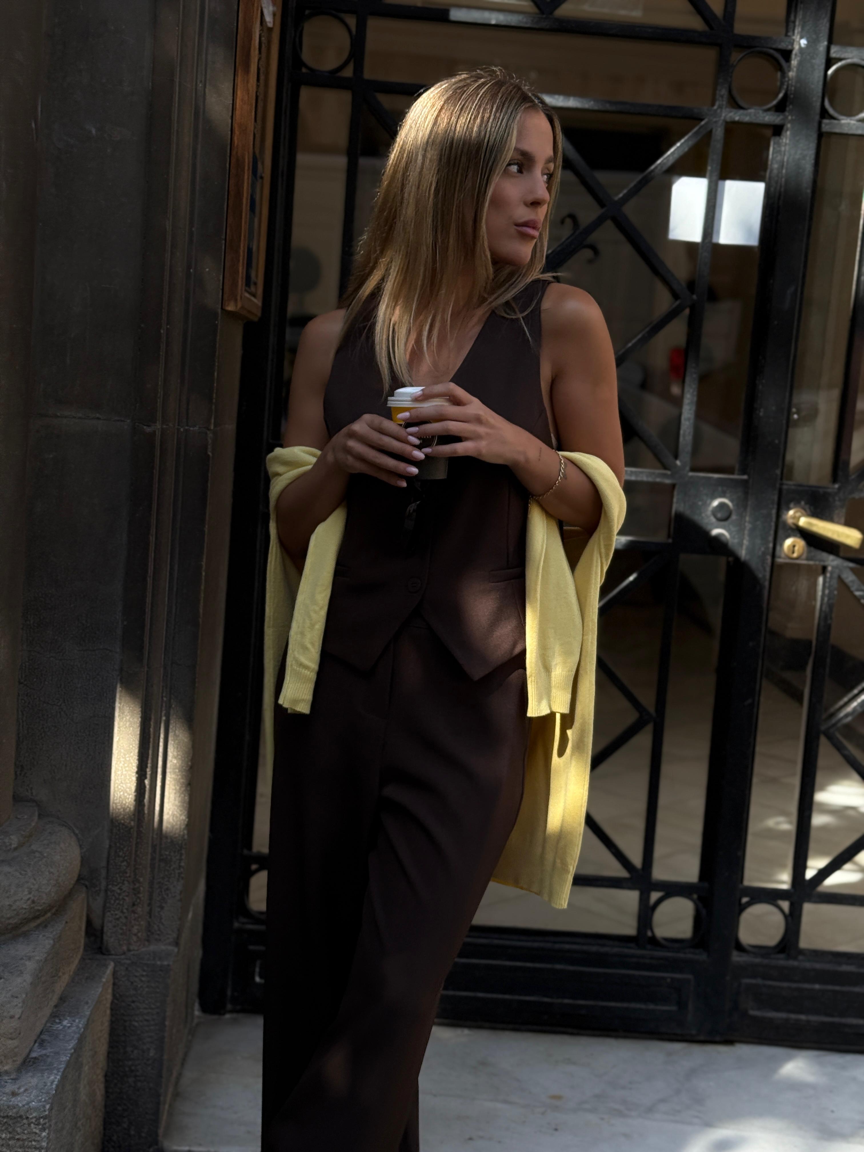 Top chaleco estructura