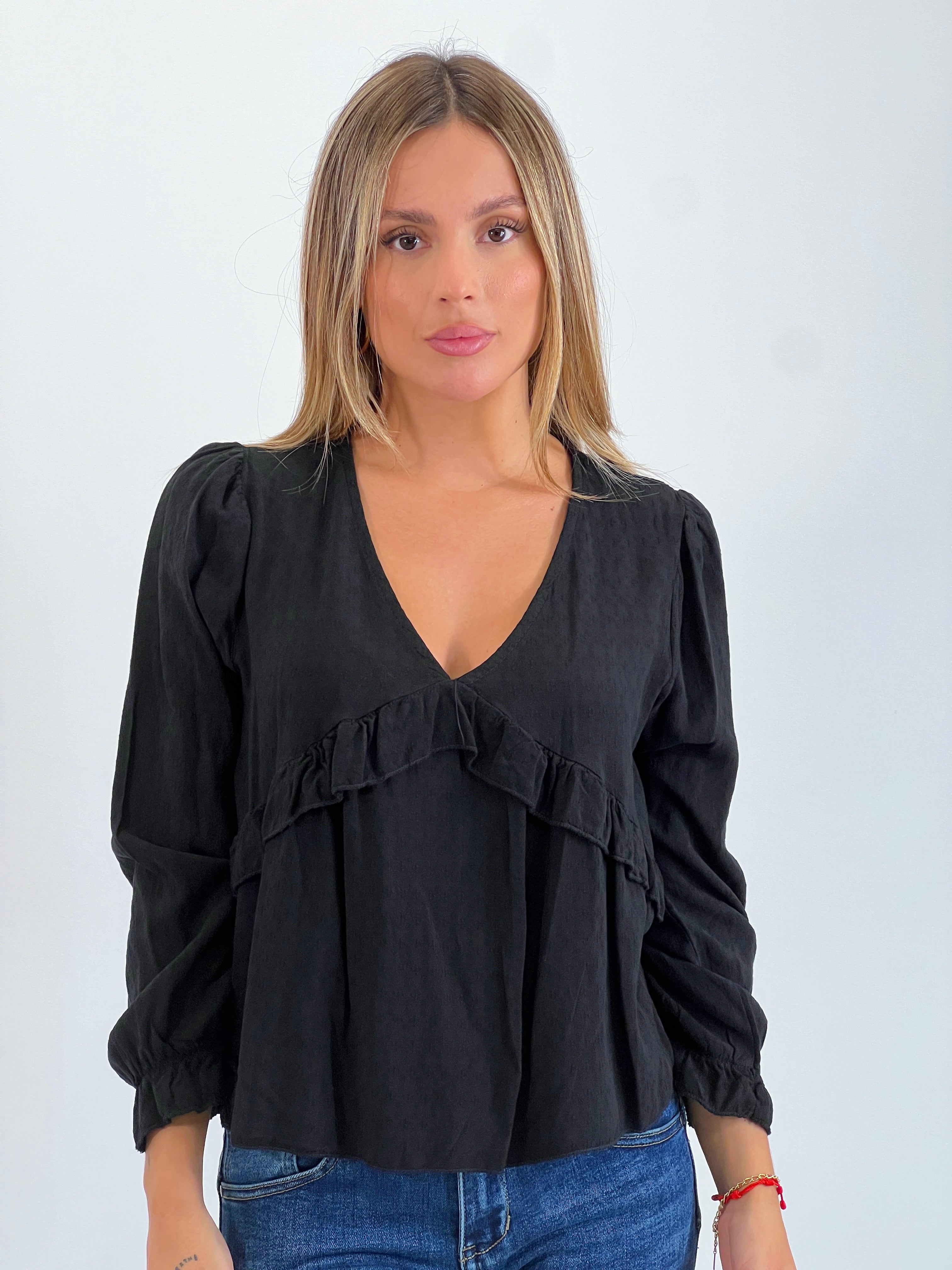 Blusa volante