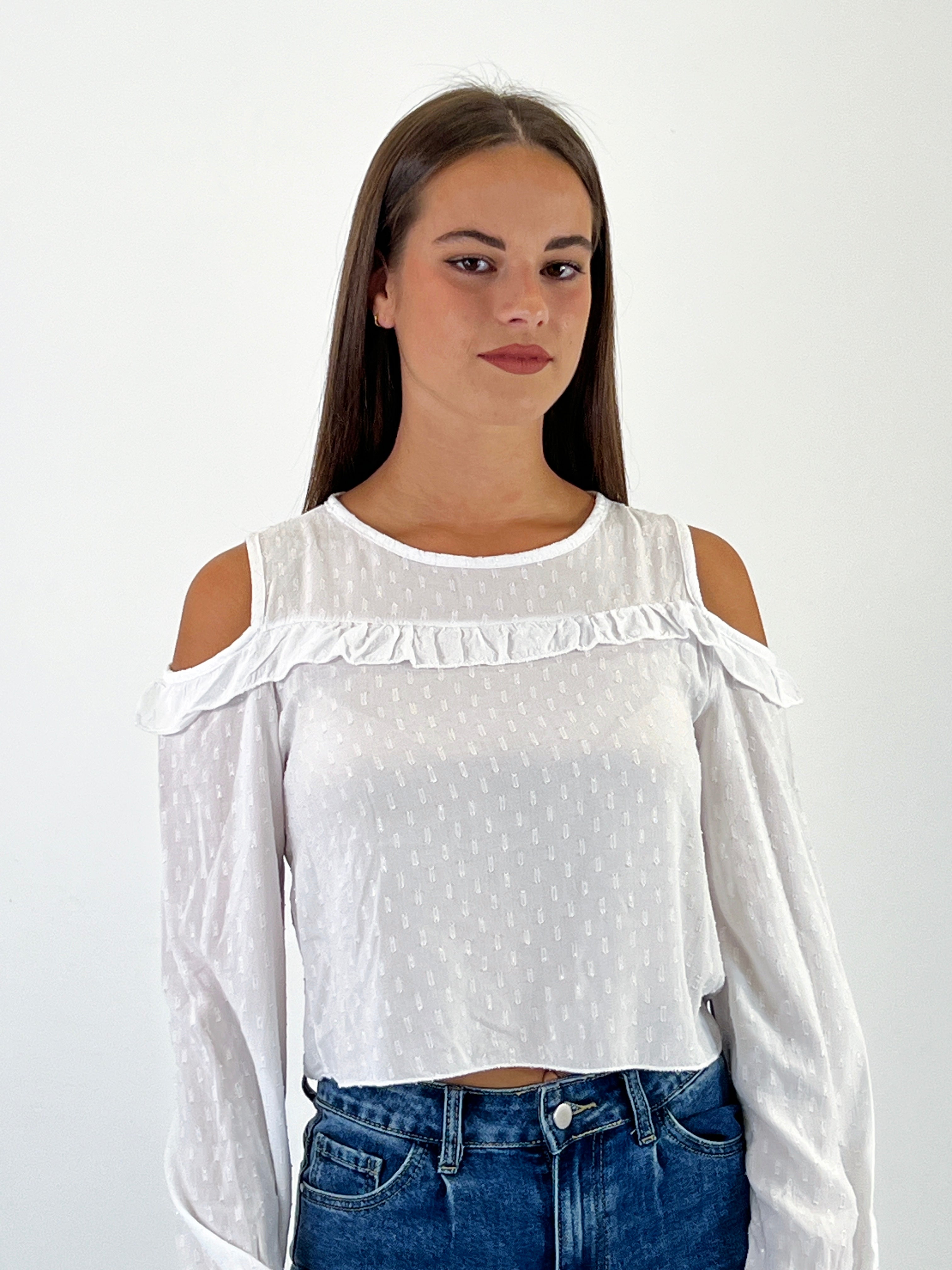 Blusa hombros cut out