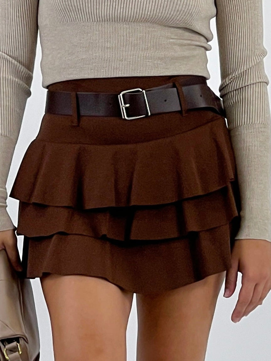 Falda pantalón volantes