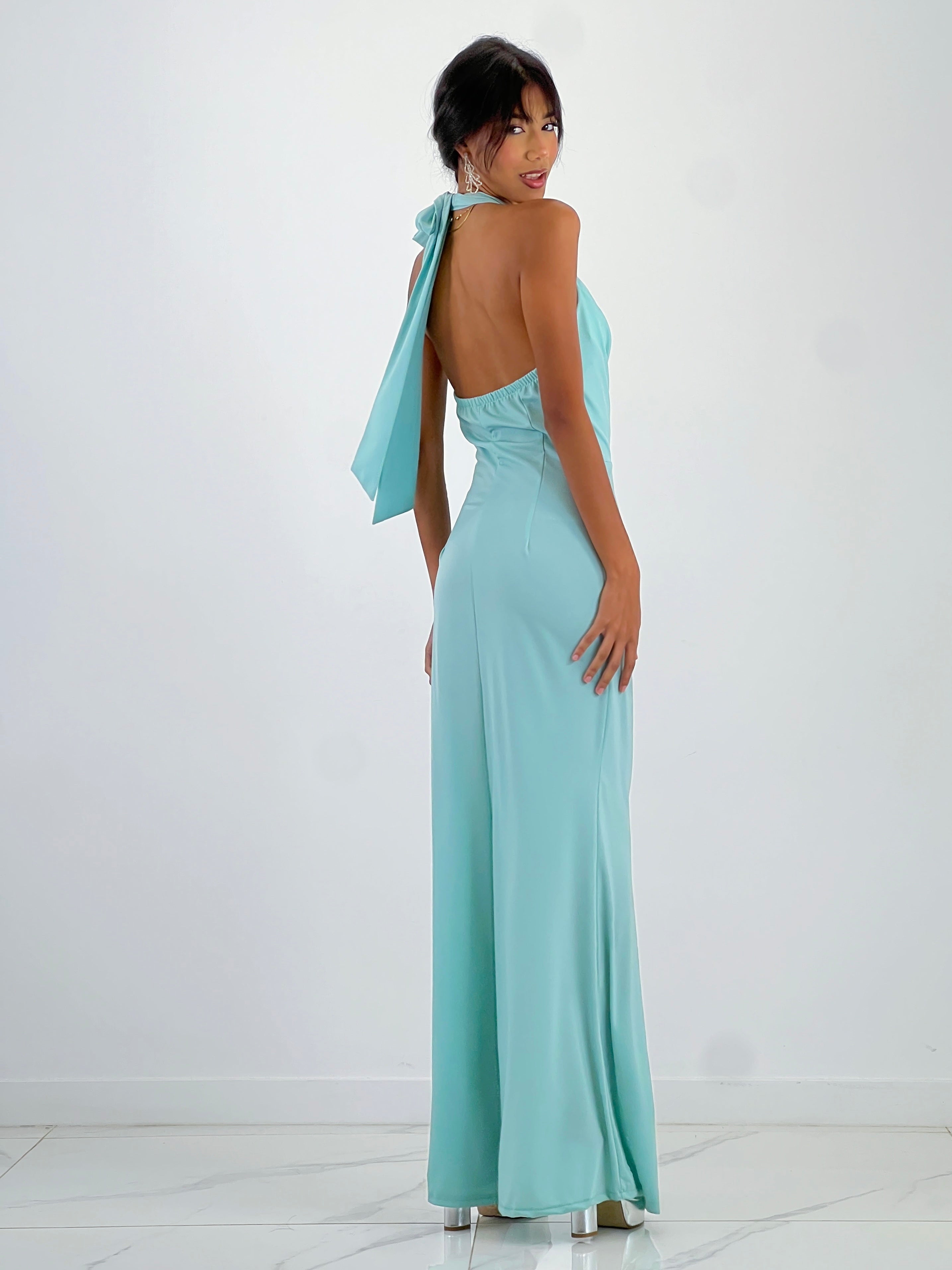 Vestido halter Rebeca