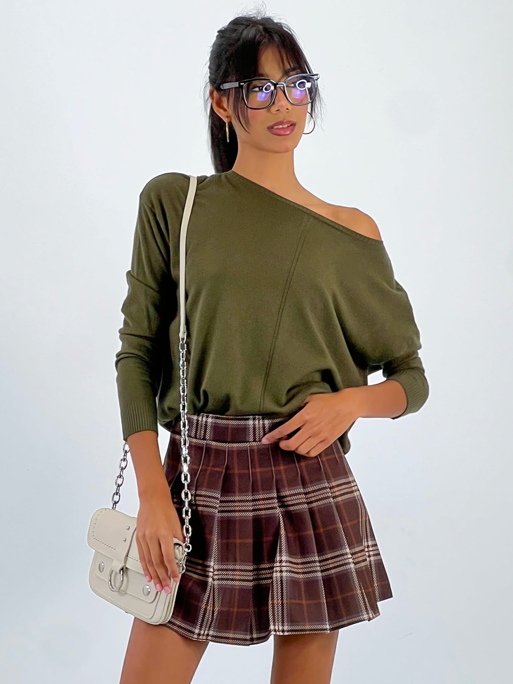 Falda cuadros tablas