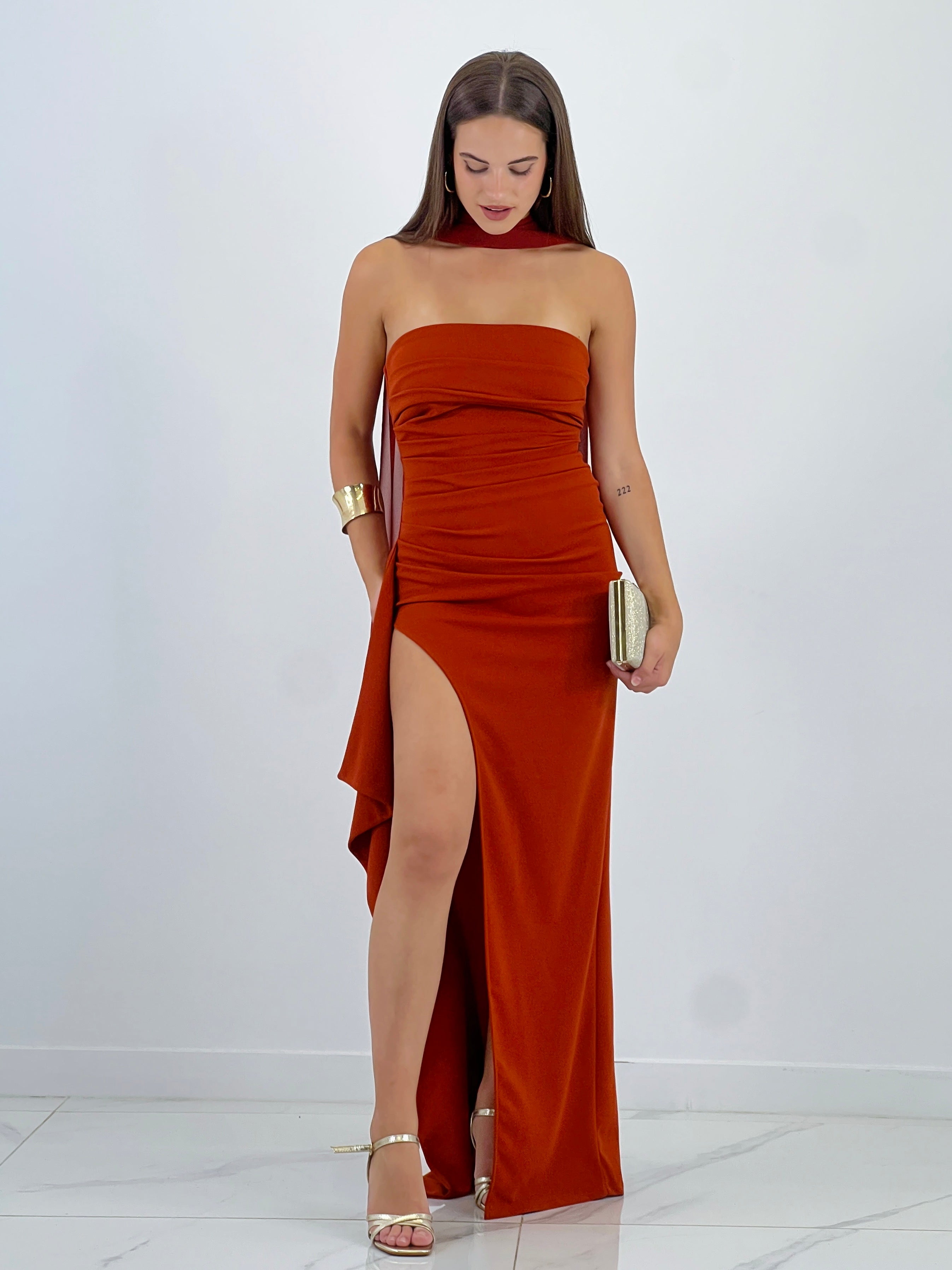 Vestido palabra de honor Venus