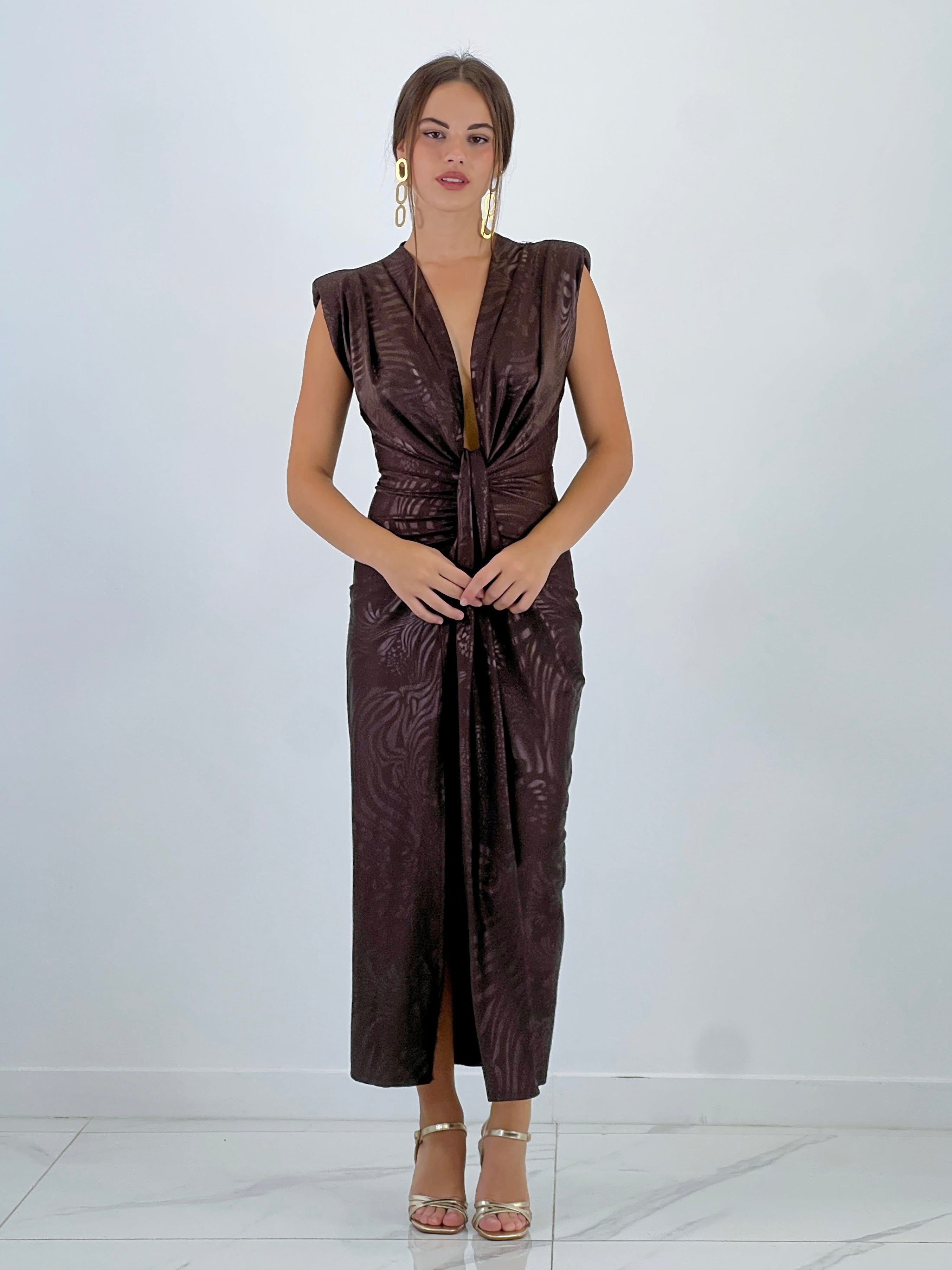 Vestido nudo Jungle
