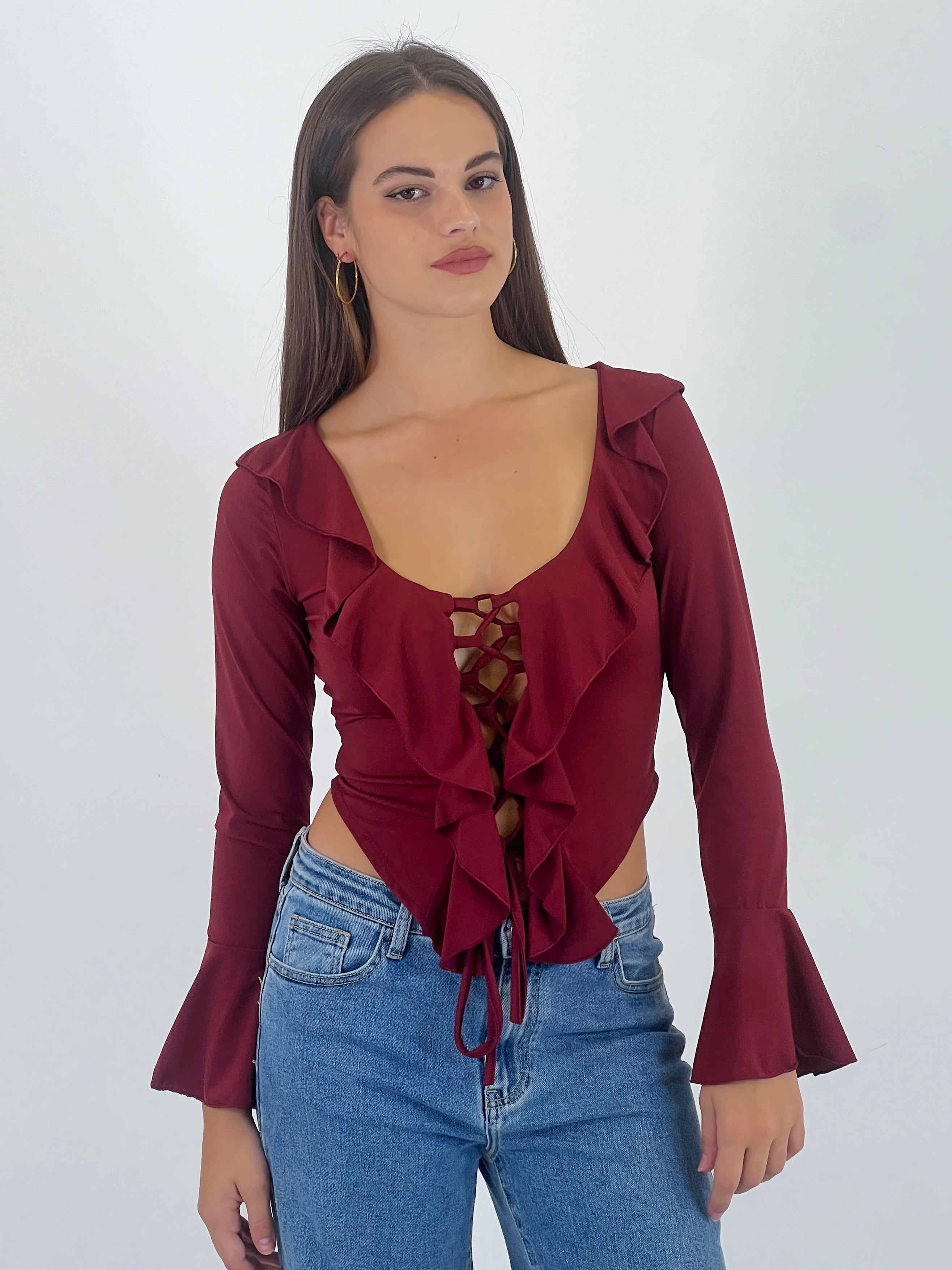 Camisa licra volante