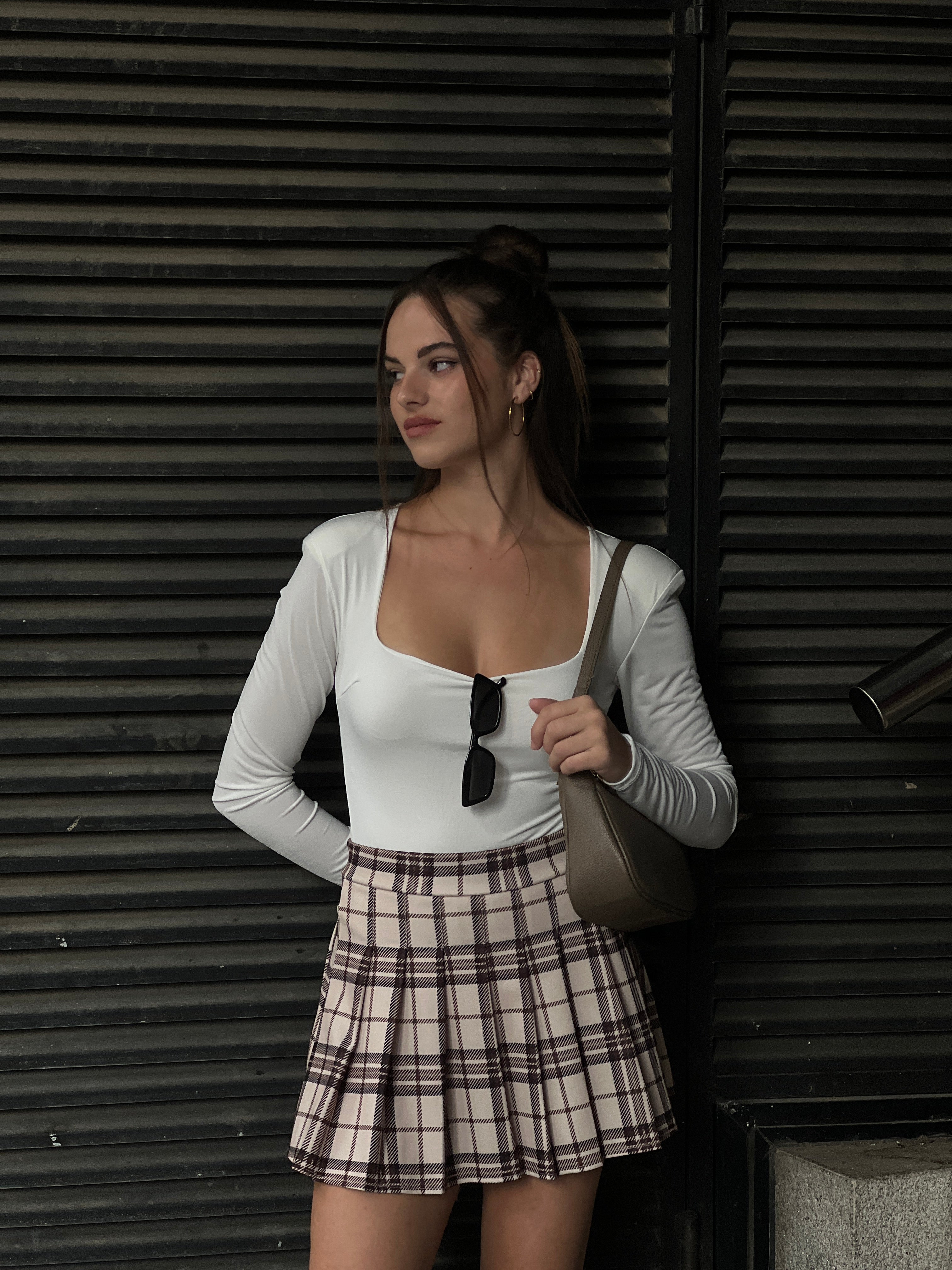 Falda cuadros tablas