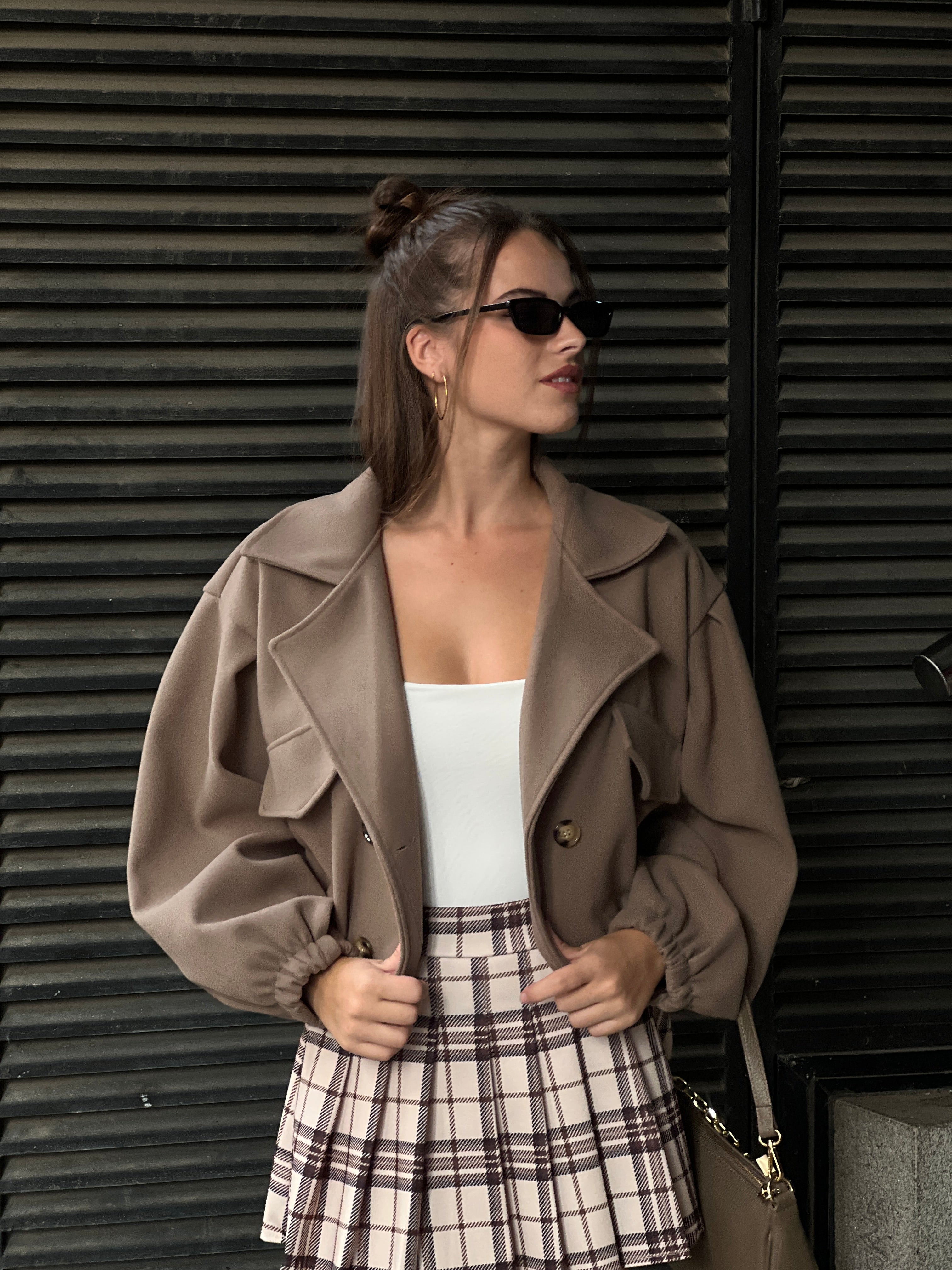 Falda cuadros tablas