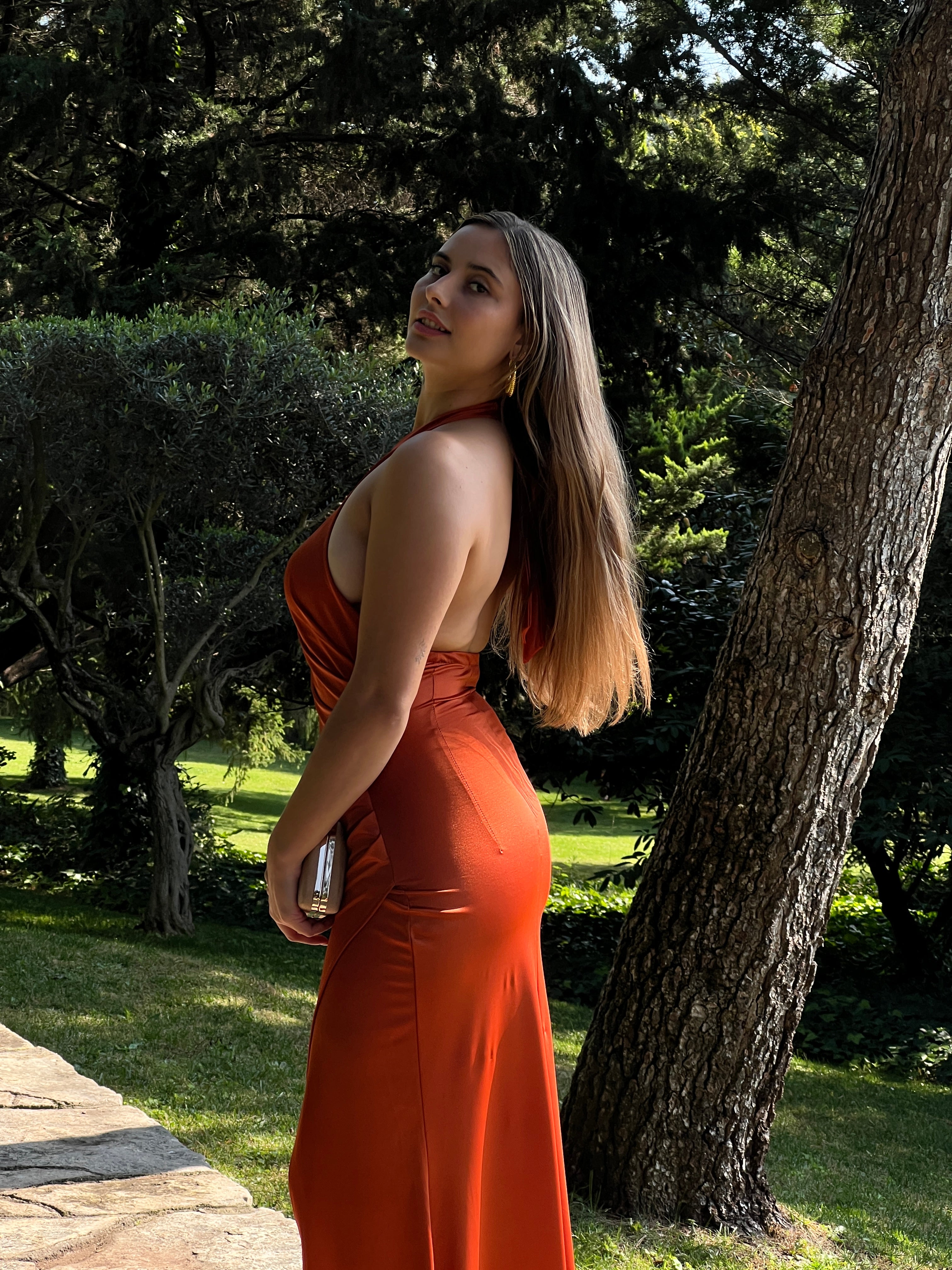 Vestido halter Rebeca