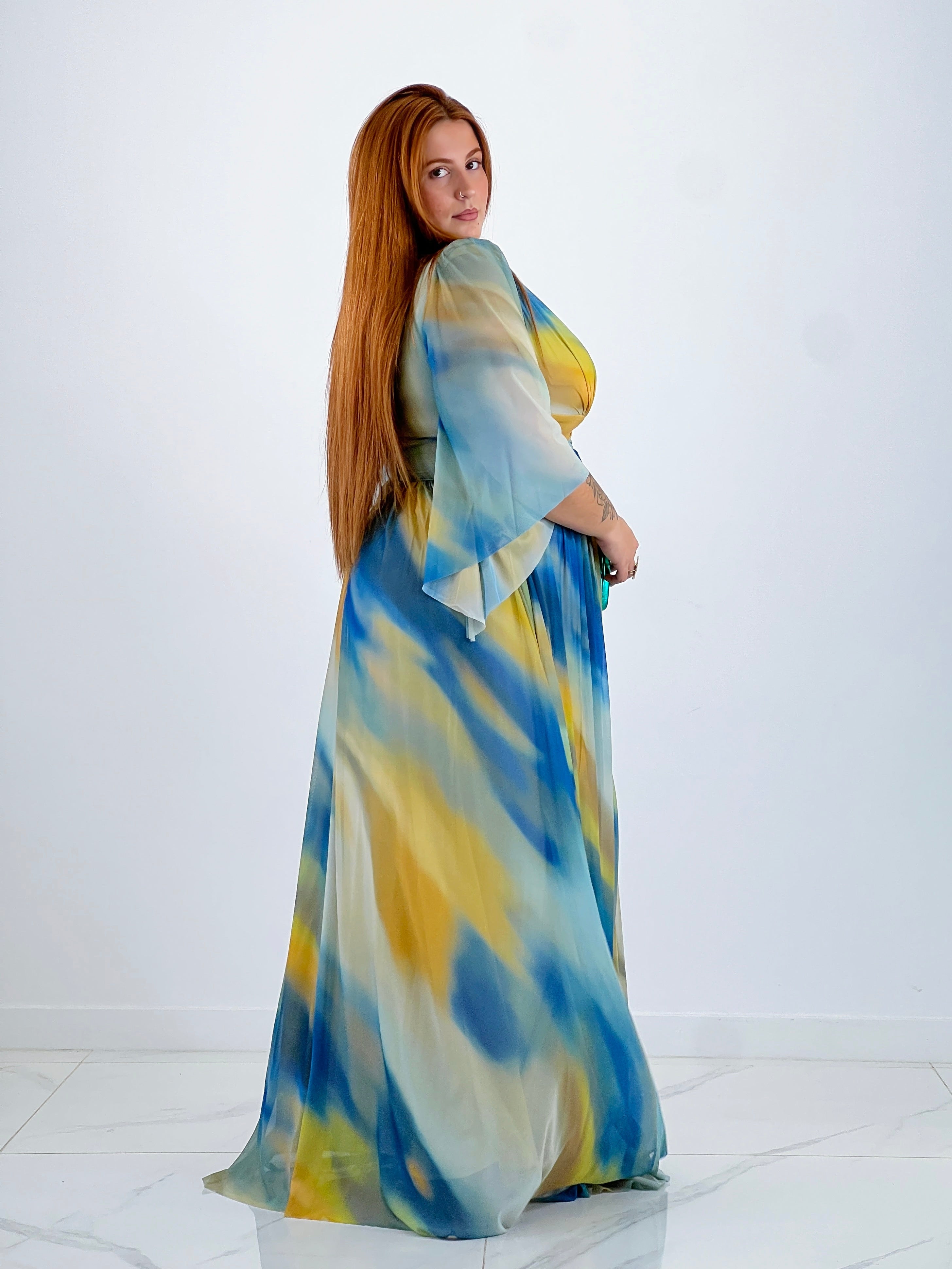 Vestido acuarela Tiffany