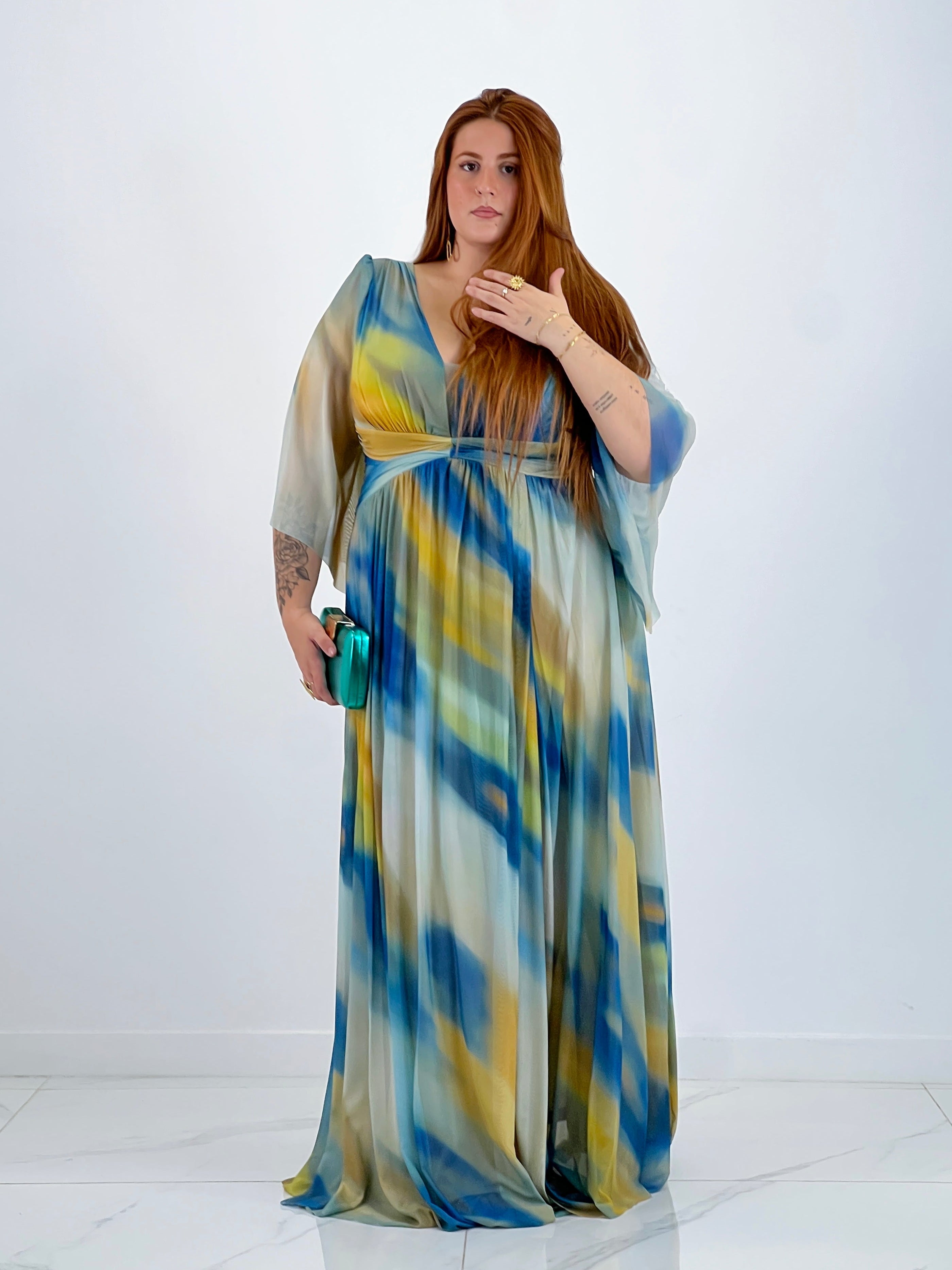 Vestido acuarela Tiffany