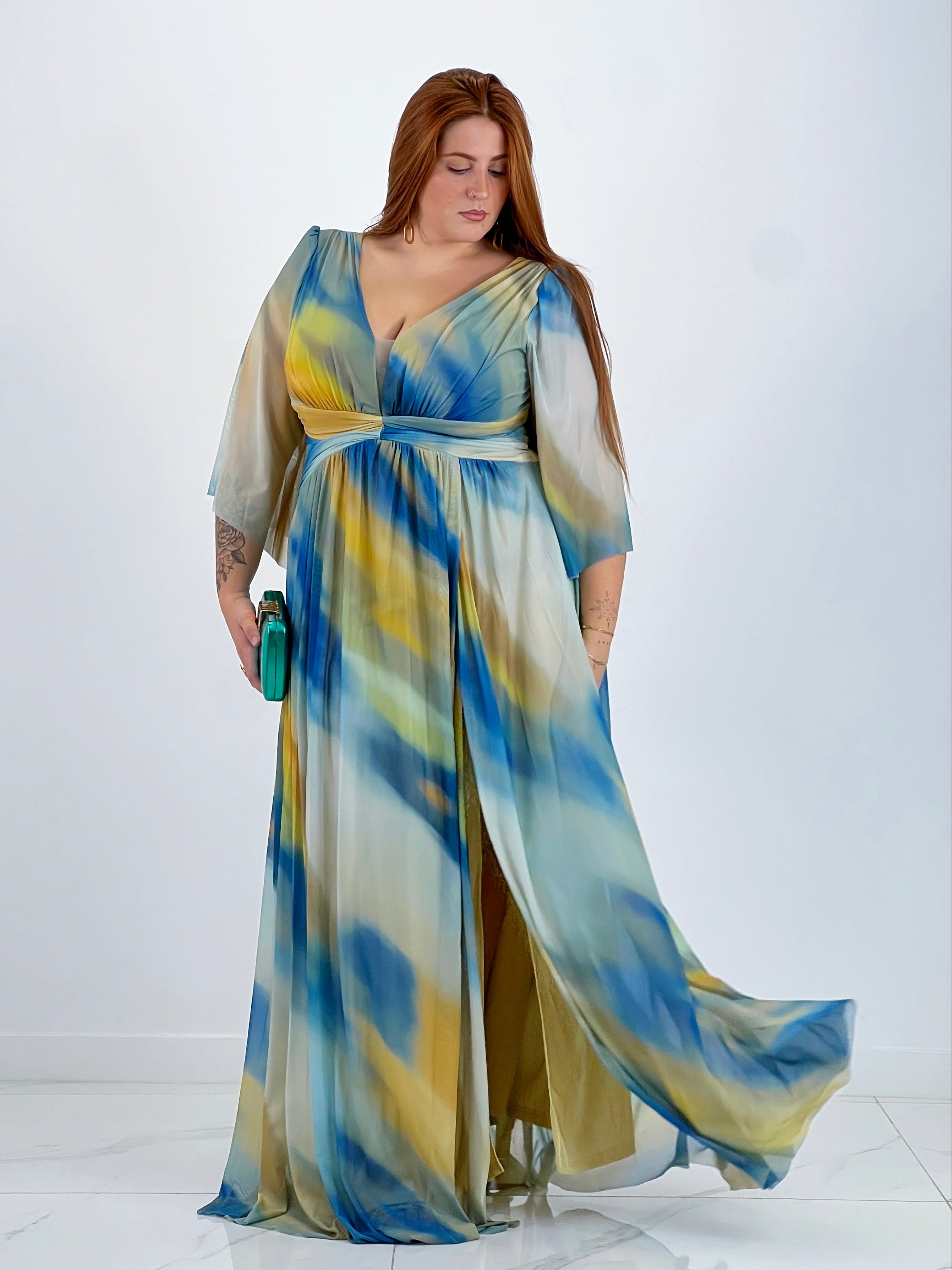 Vestido acuarela Tiffany