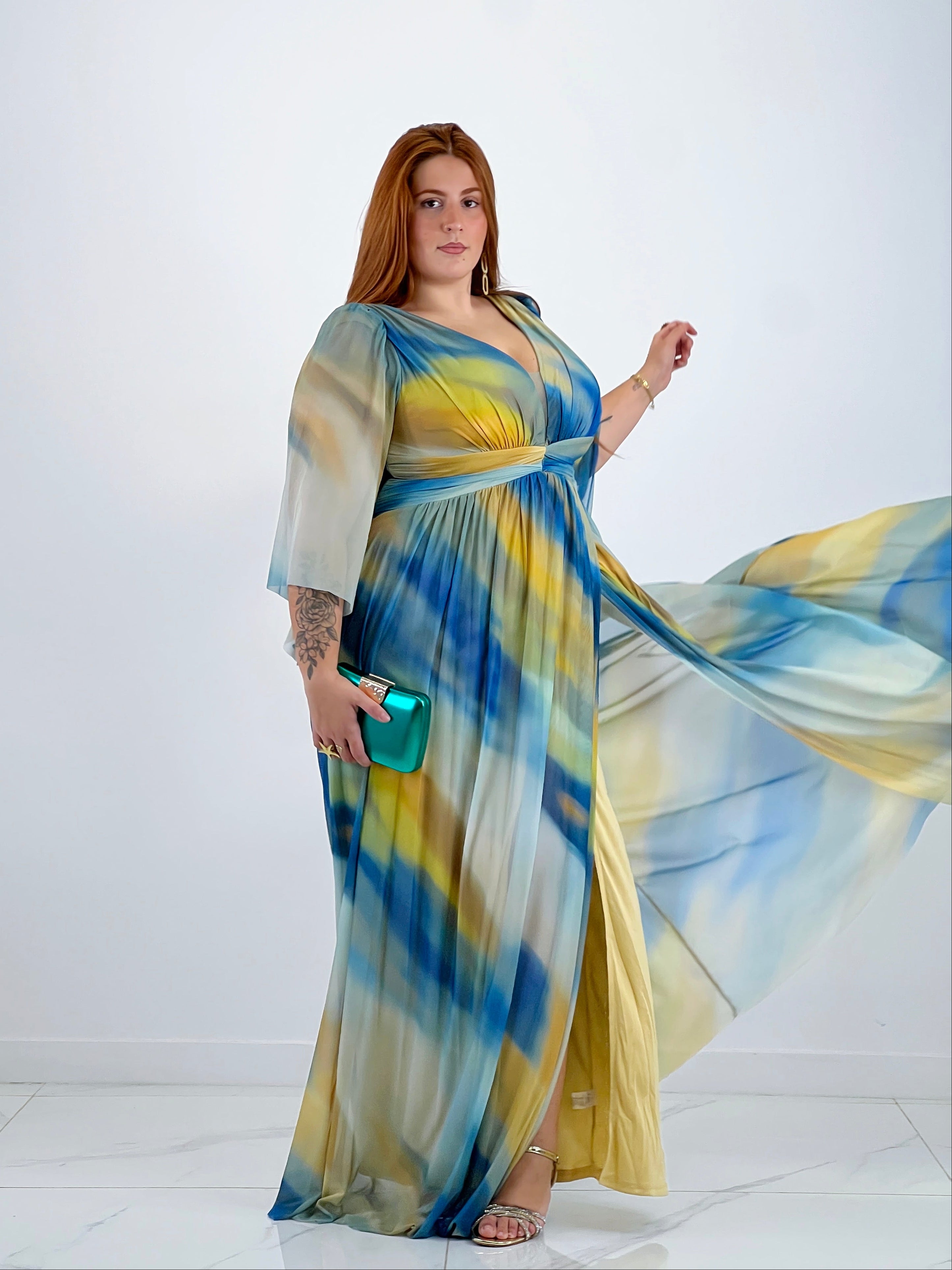 Vestido acuarela Tiffany