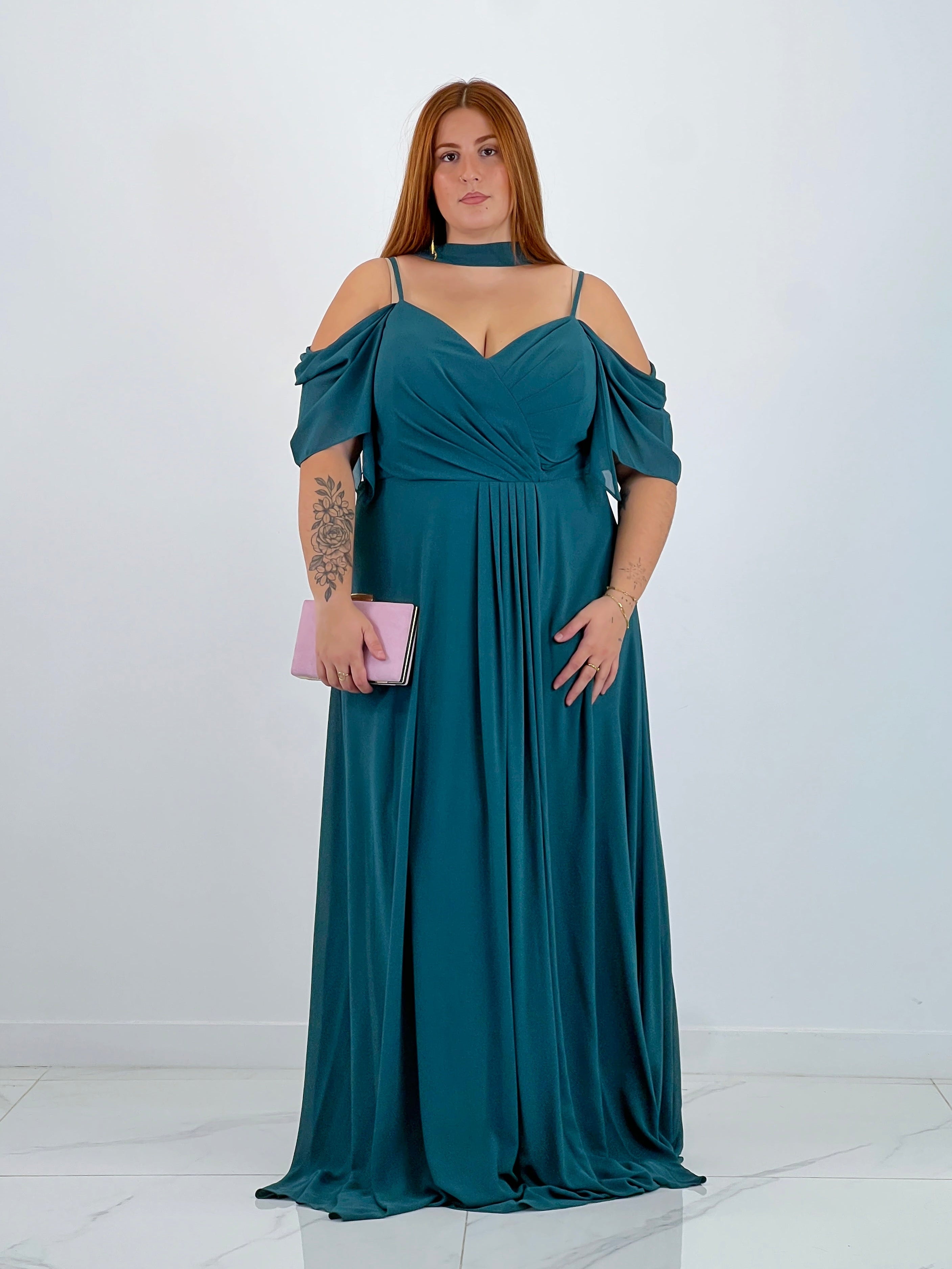 Vestido manga caída Elia