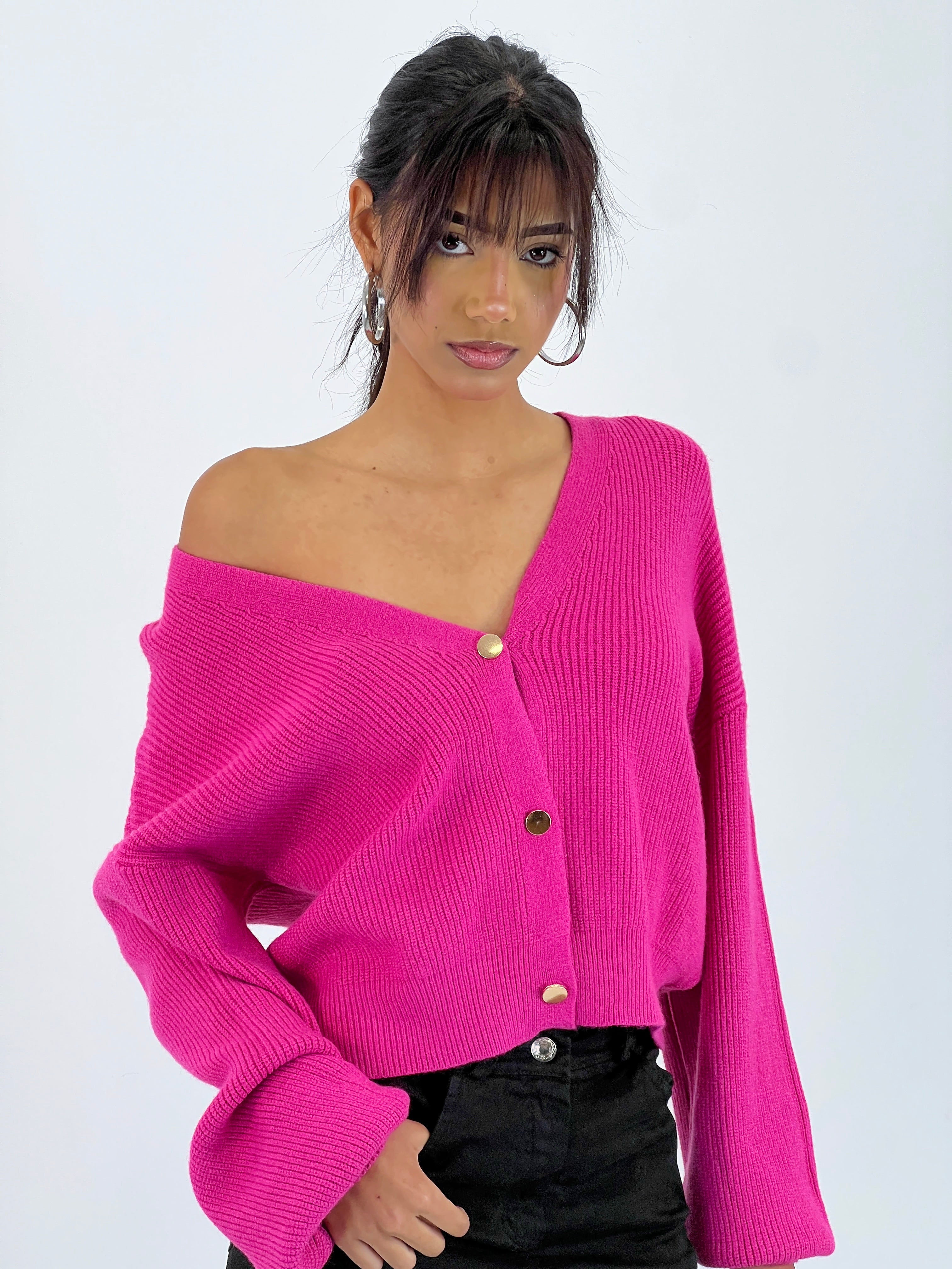 Giacca corta in maglia