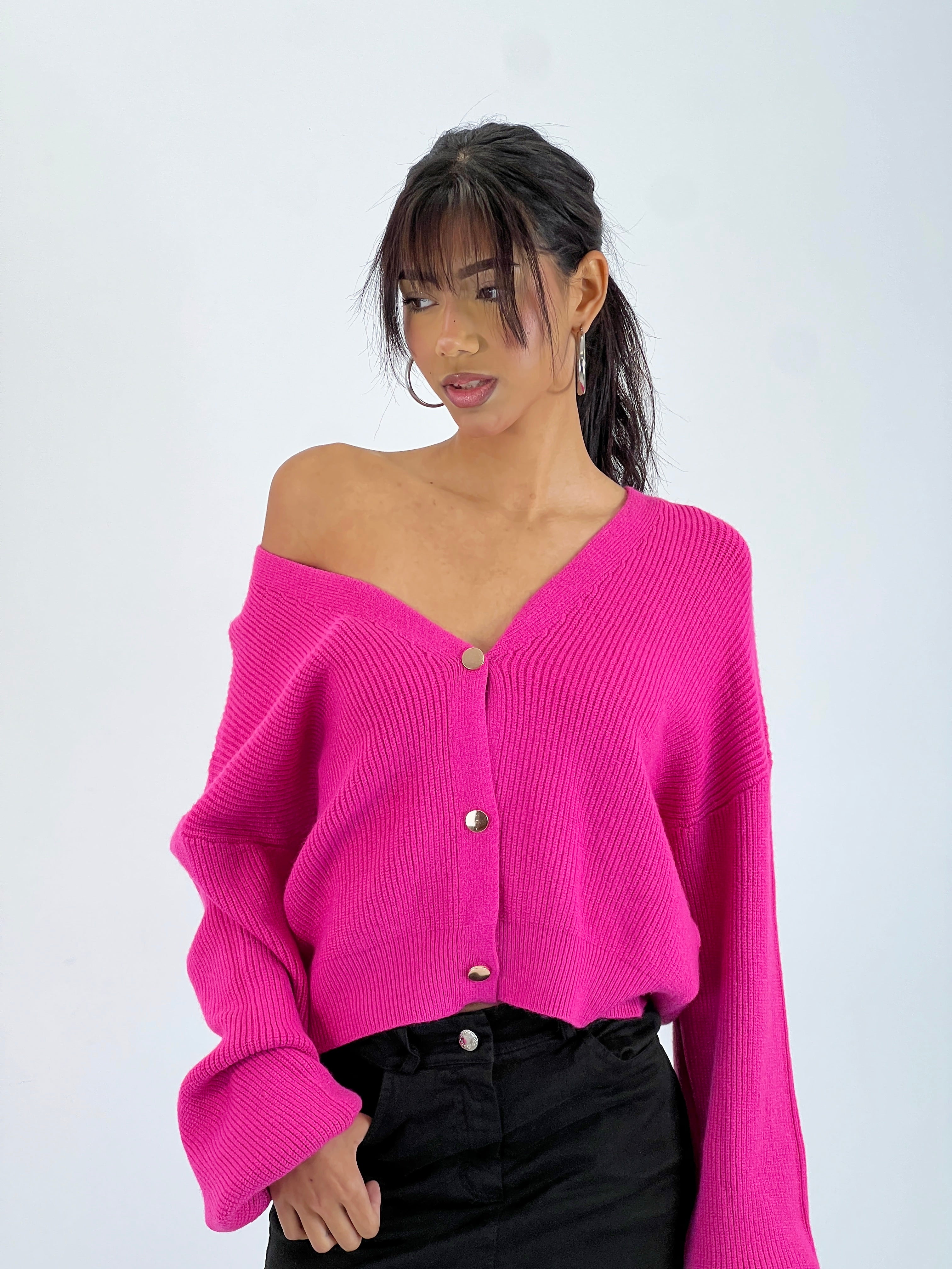 Giacca corta in maglia