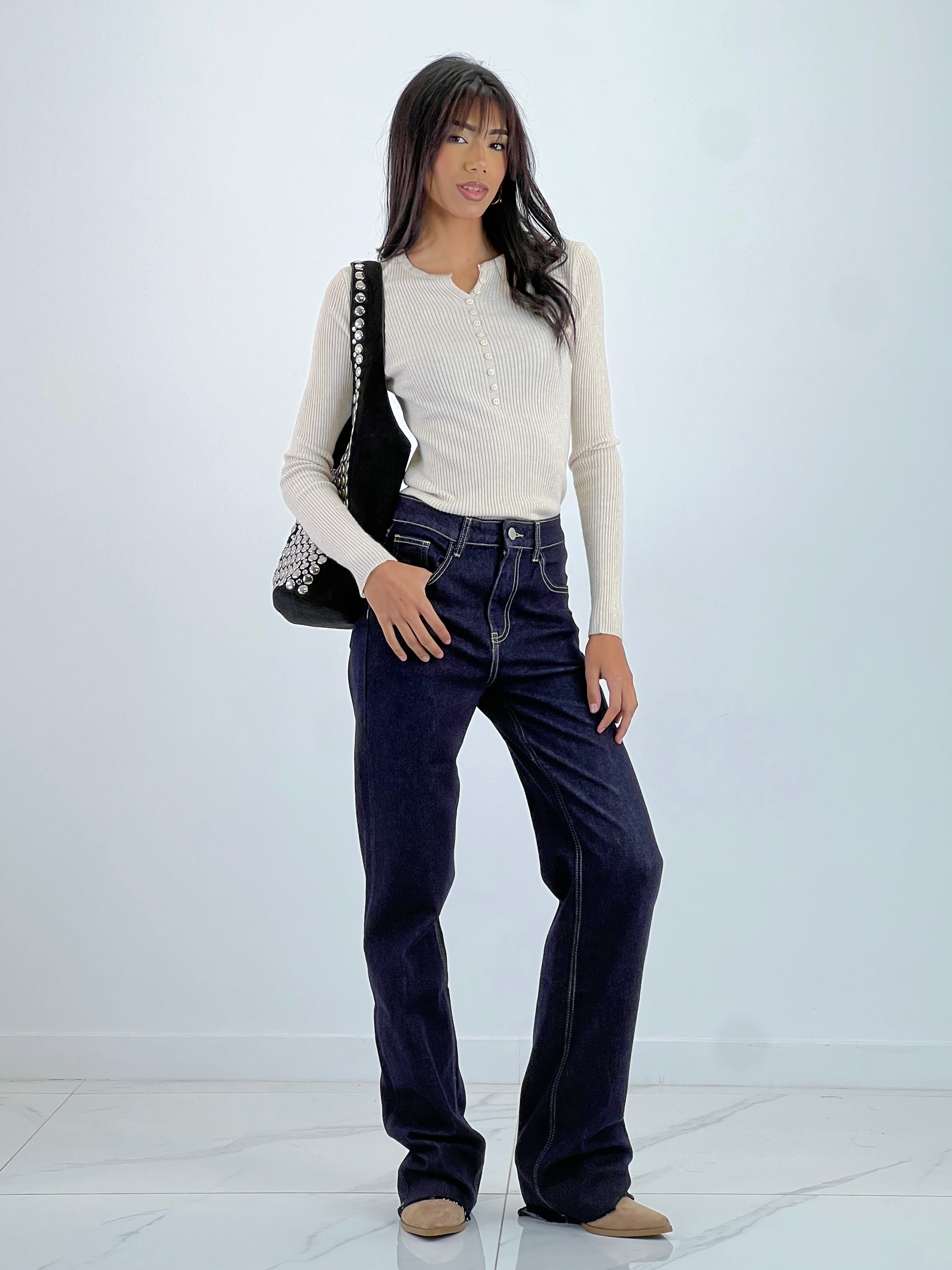 Jeans stretch extra long