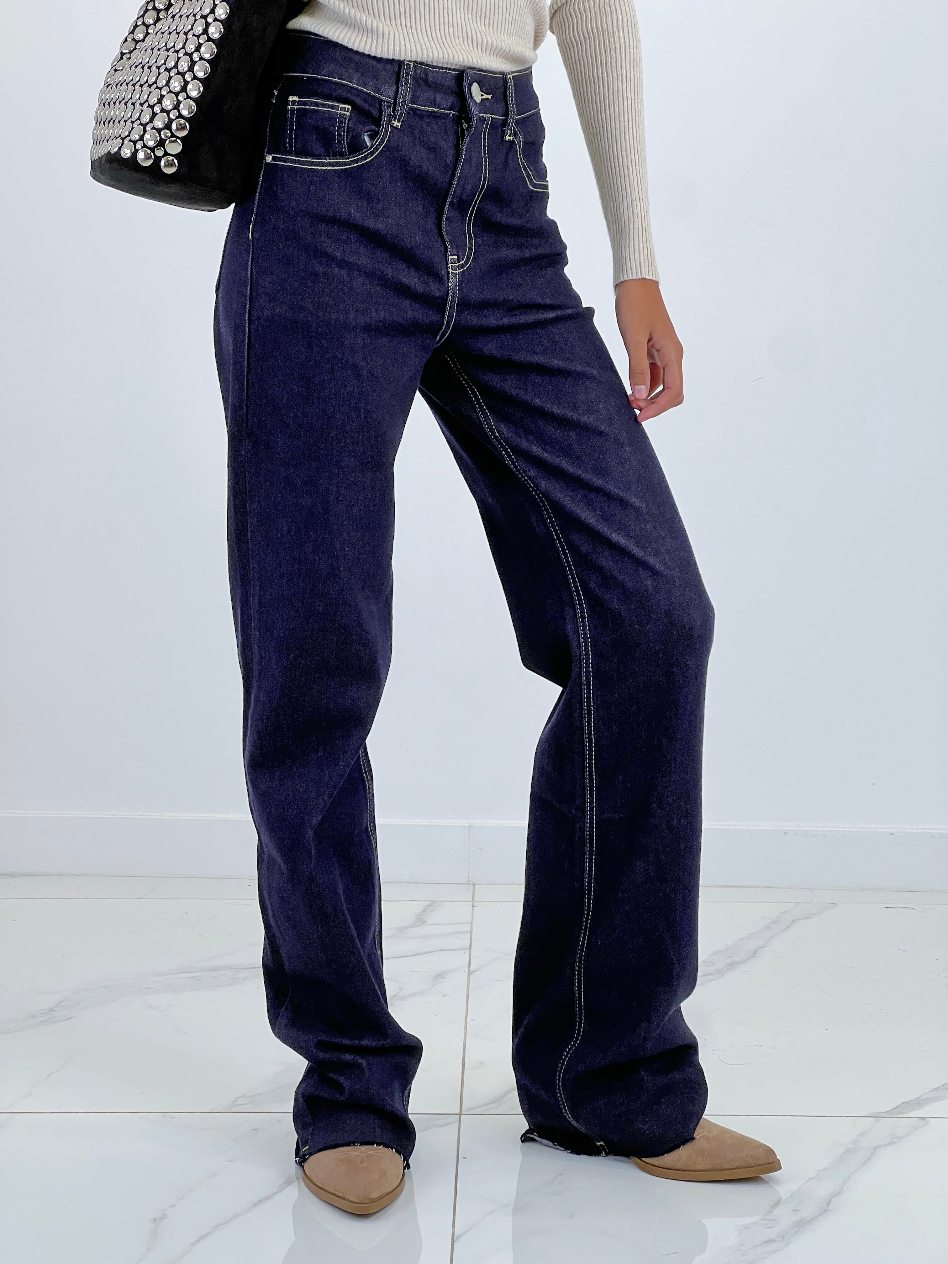 Jeans stretch extra long