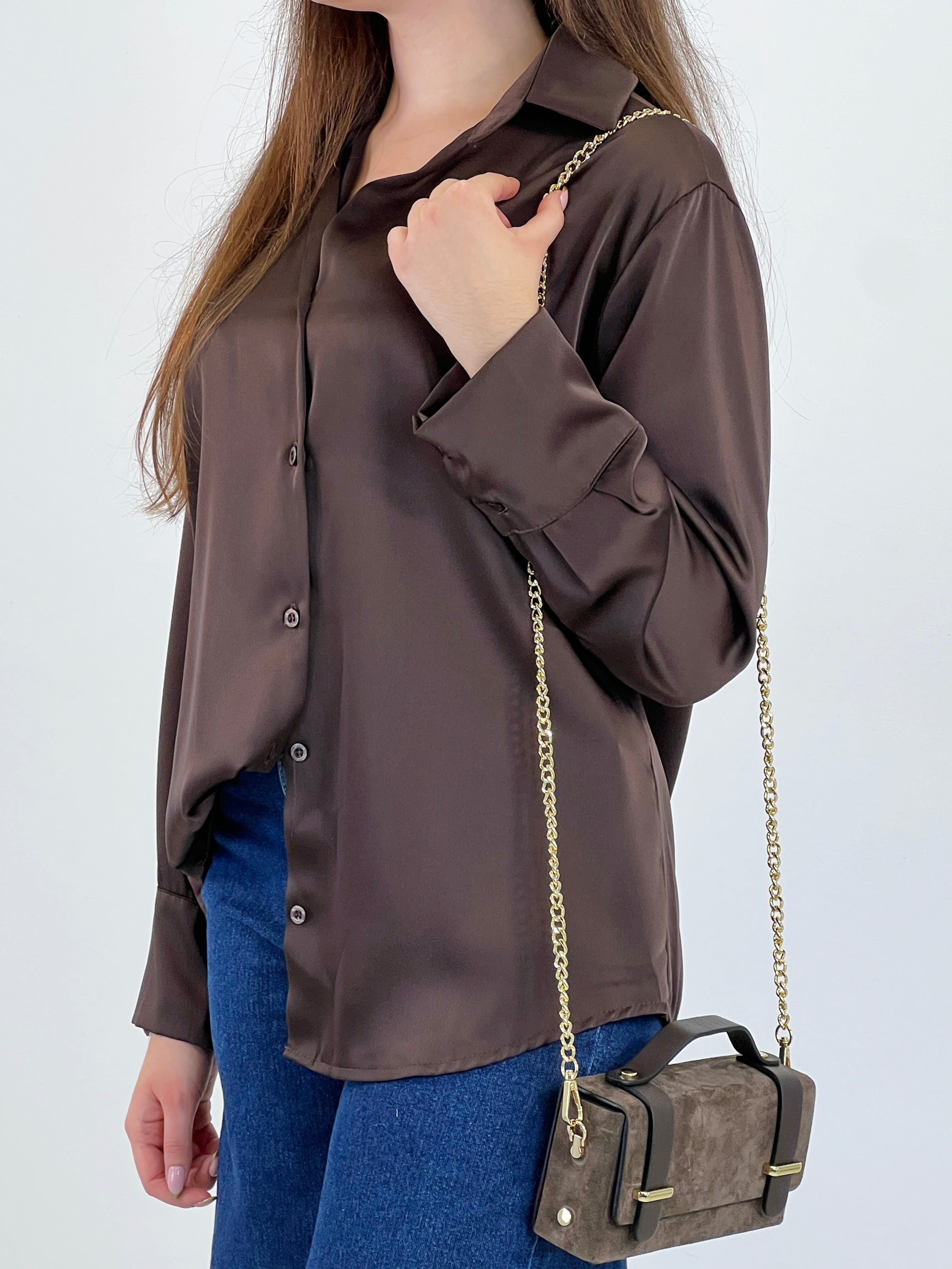 Bolso de piel correas