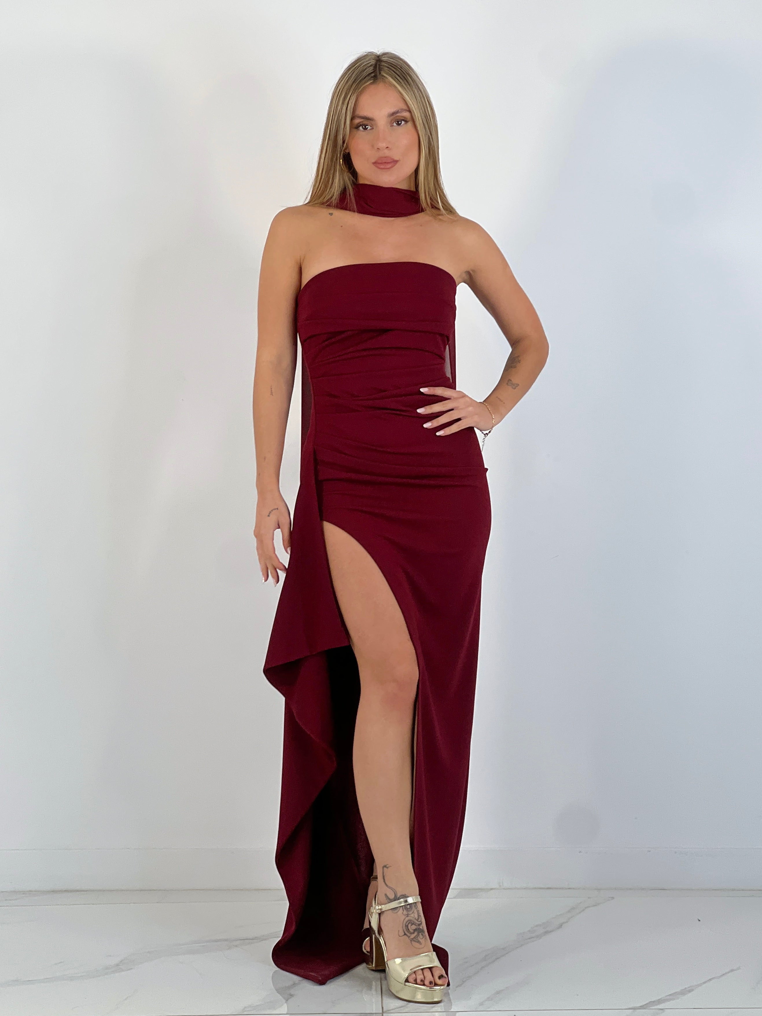 Vestido palabra de honor Venus