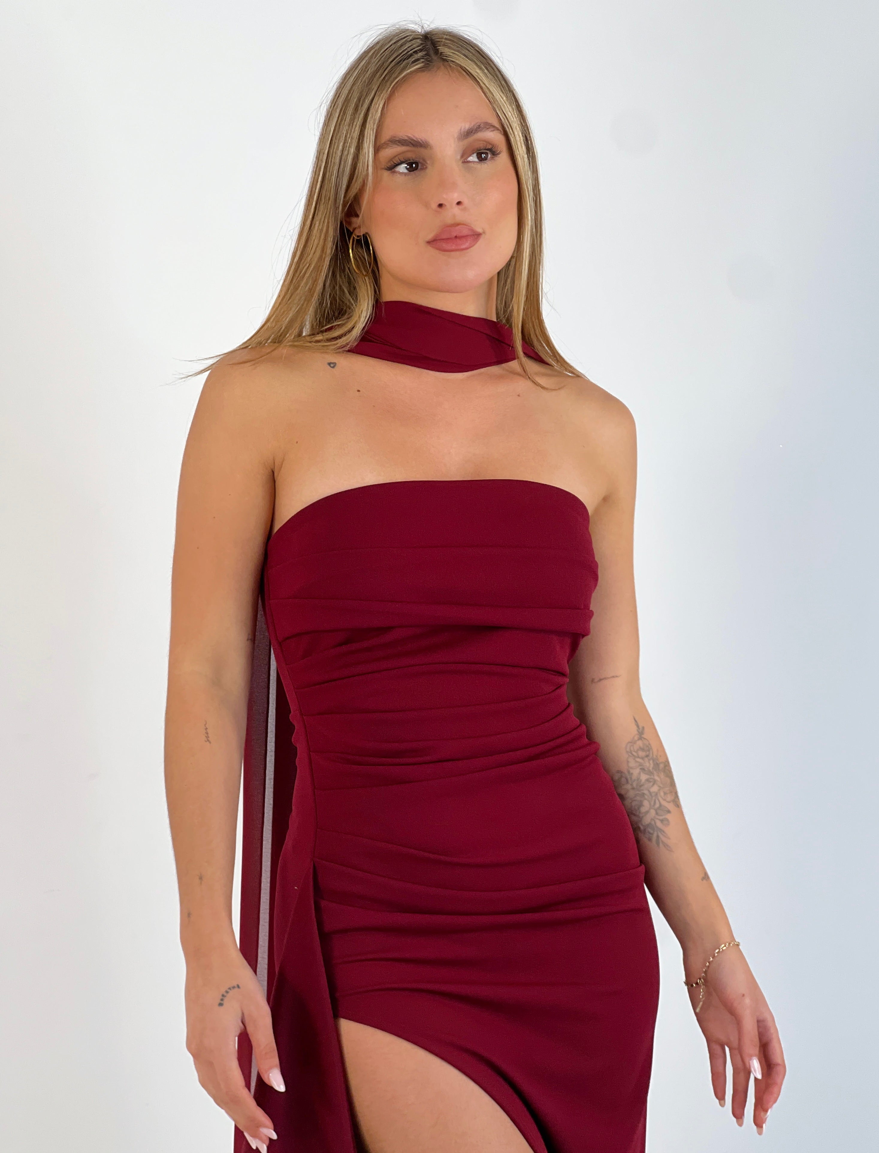 Vestido palabra de honor Venus