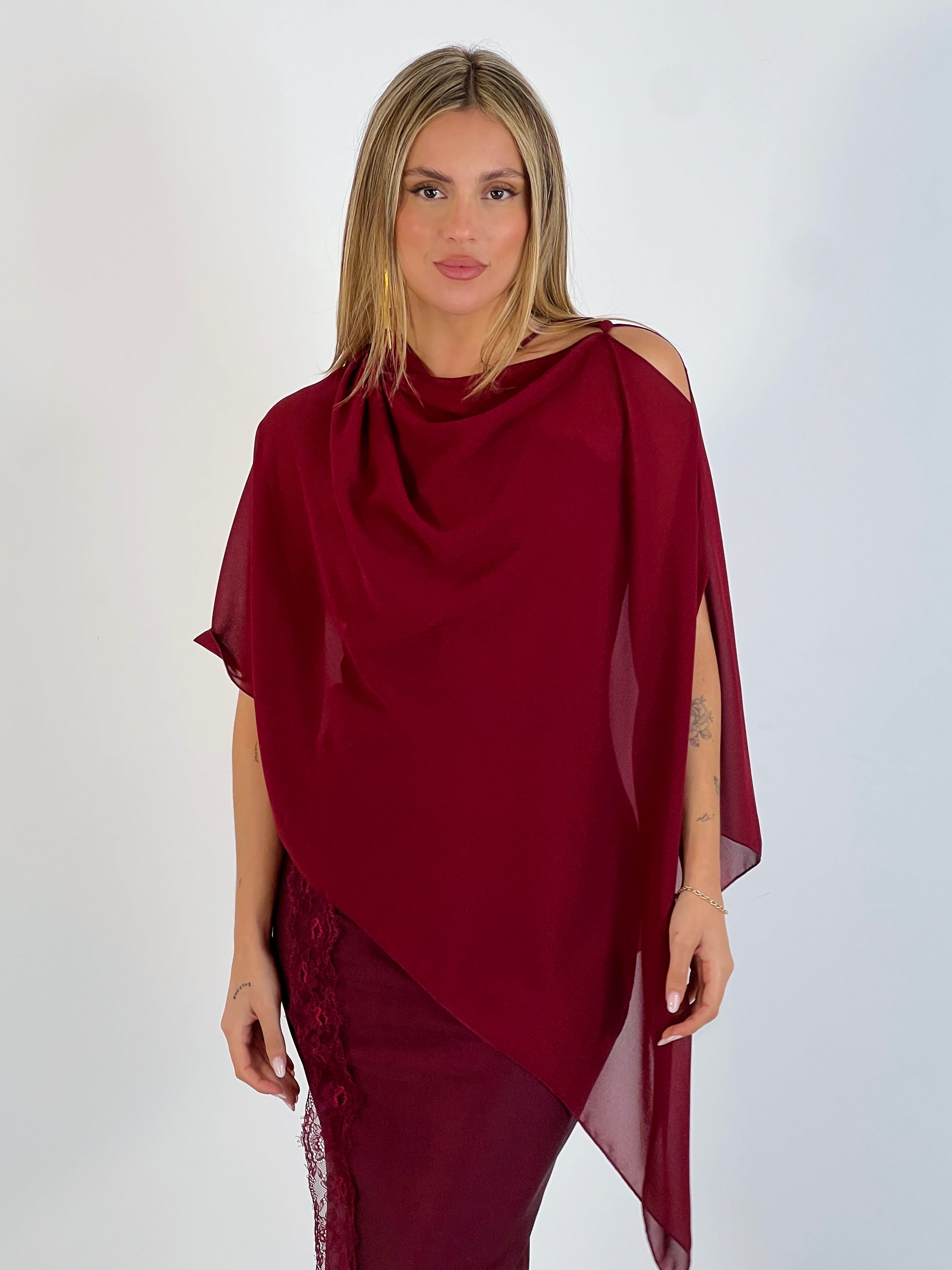 Vestido halter lencero