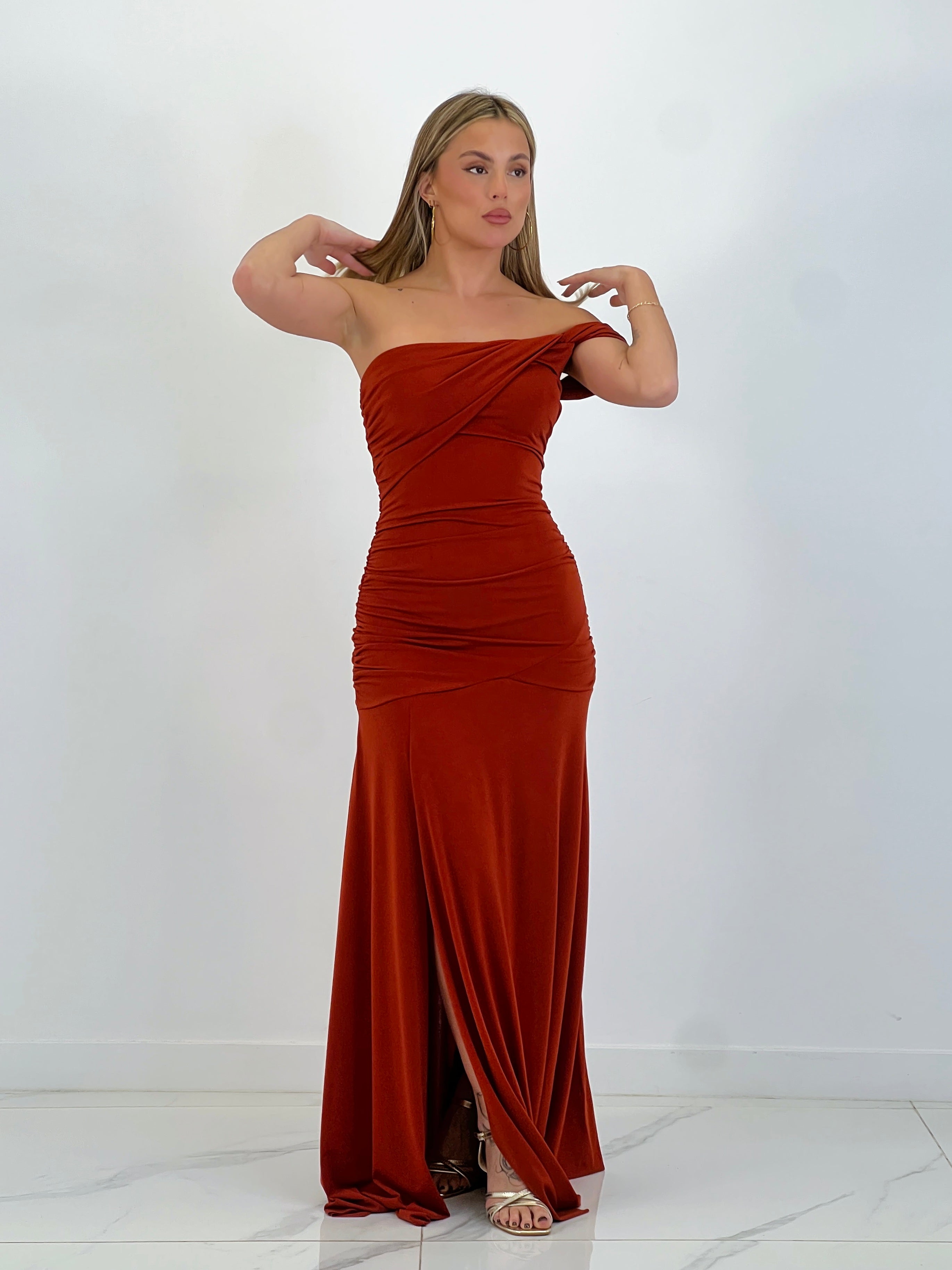 Vestido assimétrico Cleo