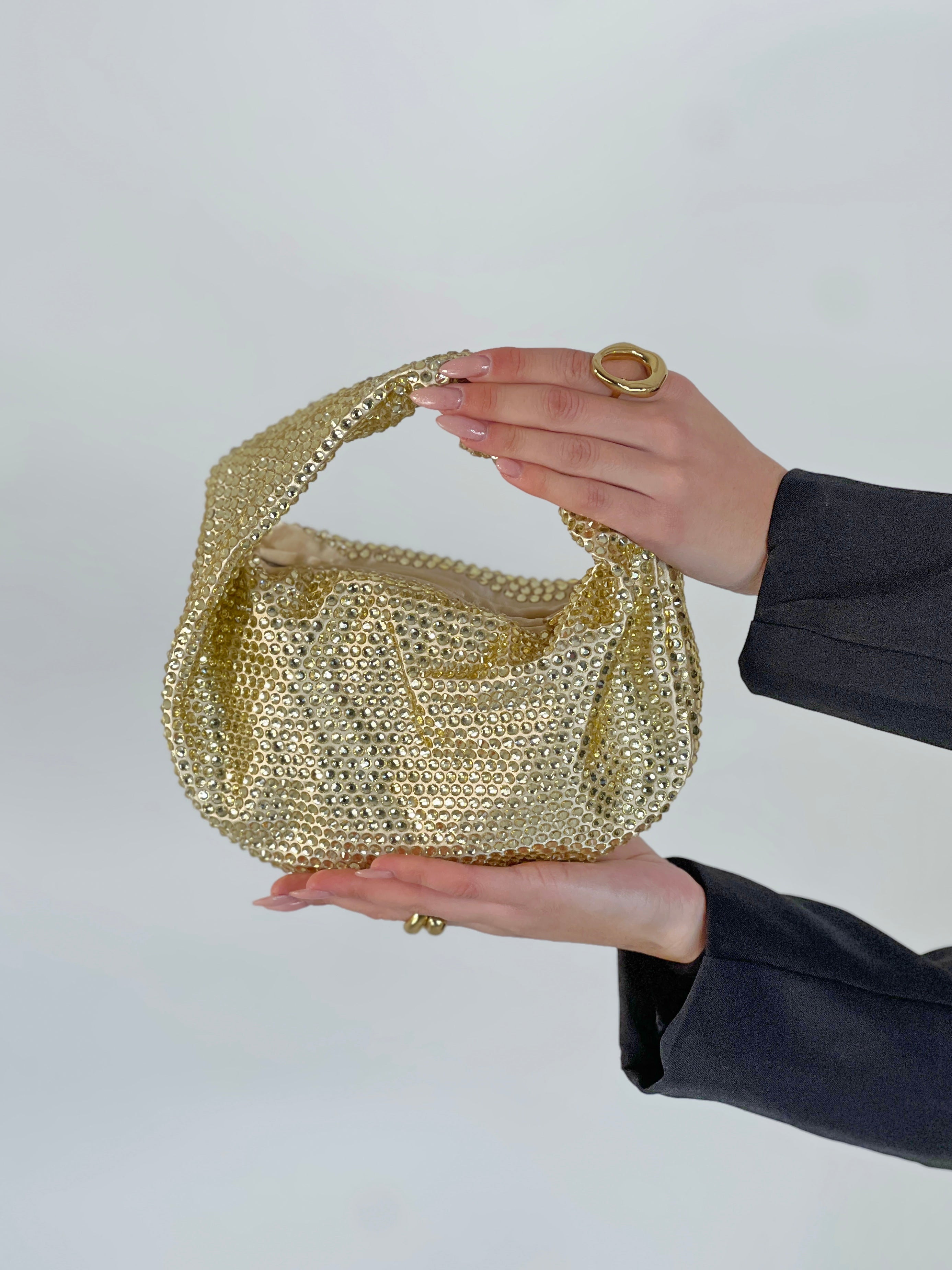 Bolso brillantes Caviar