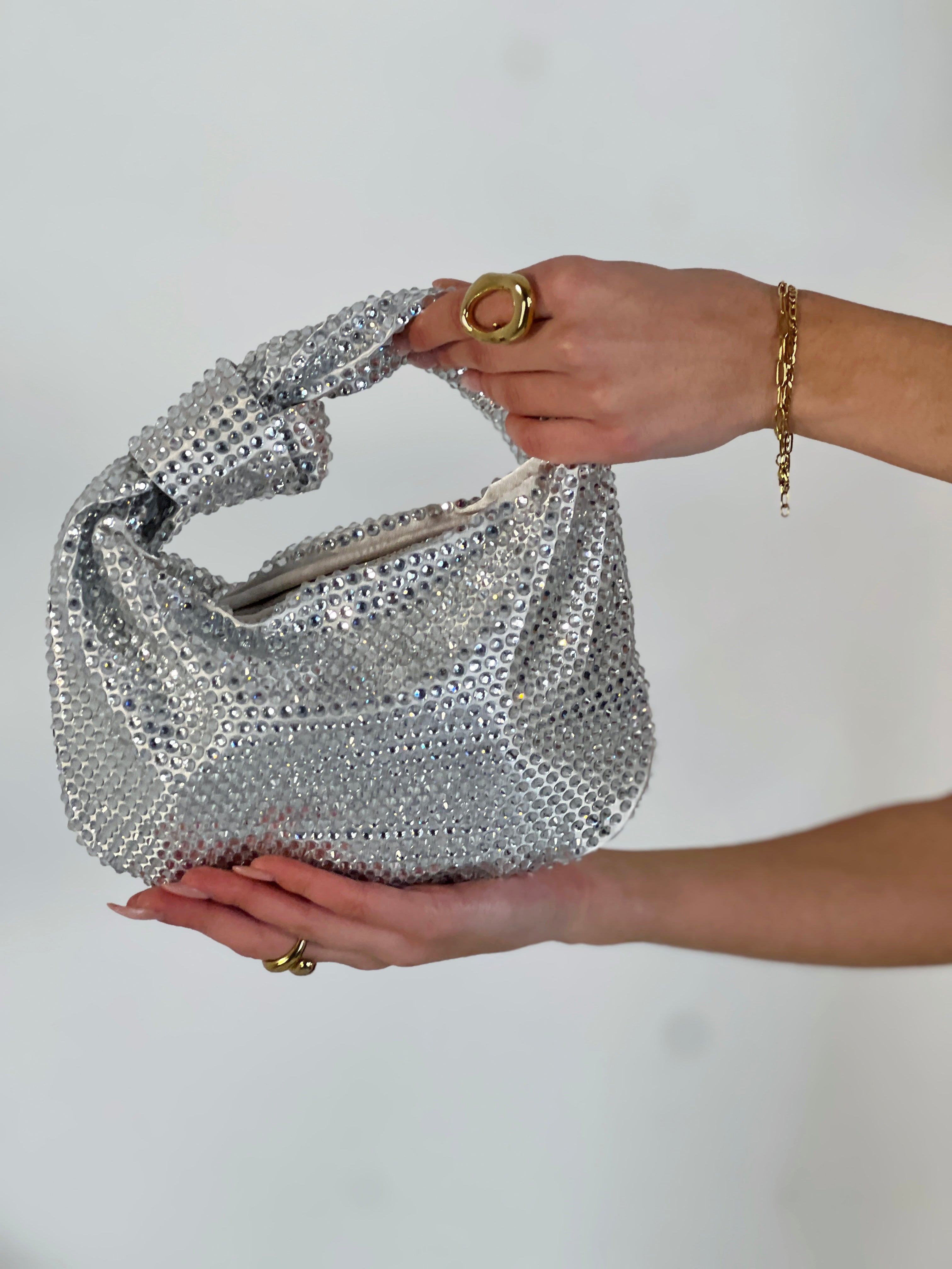 Bolso brillantes Caviar