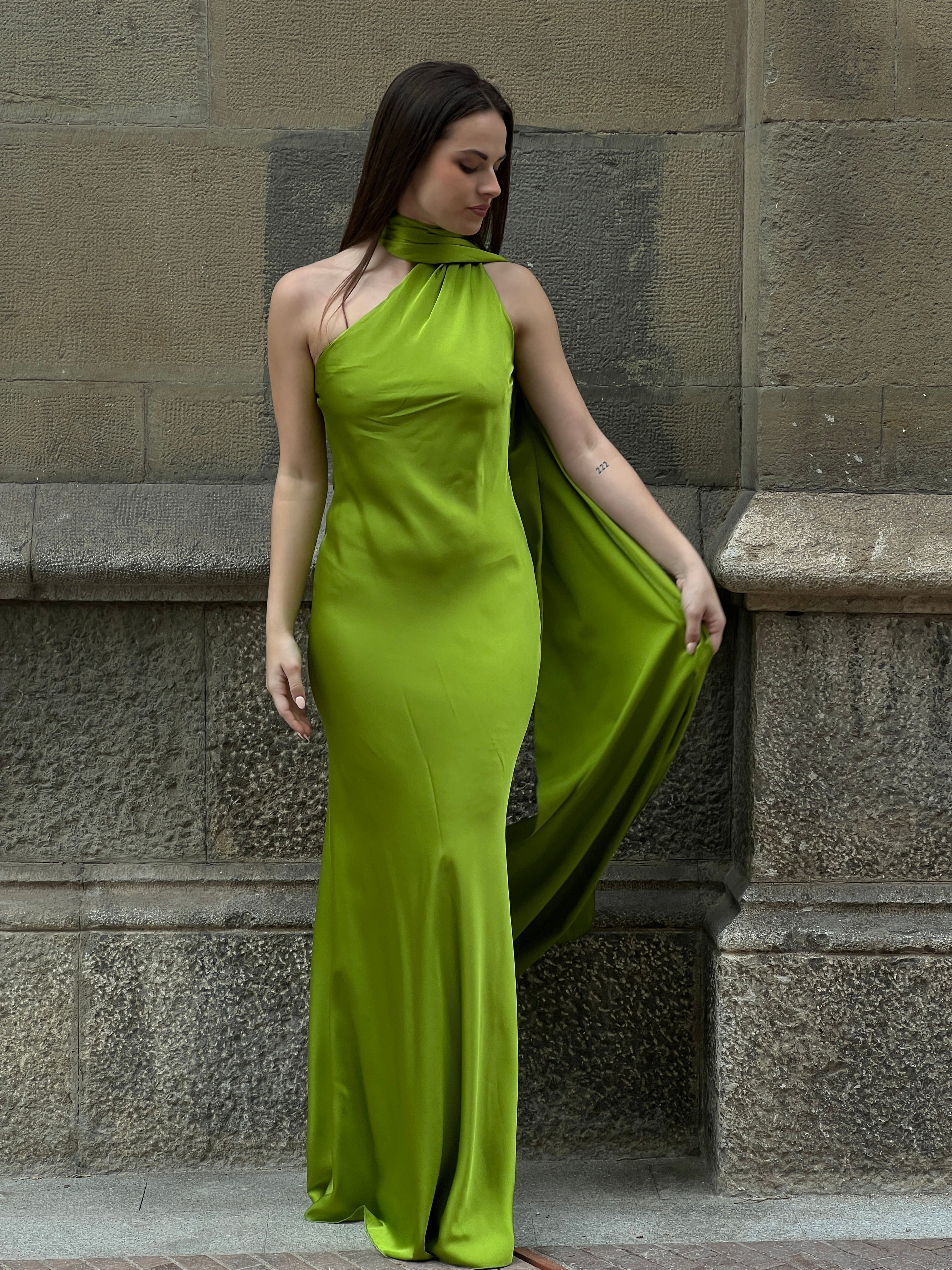 Vestido raso choker Priscila - Zebra&Maduixa®