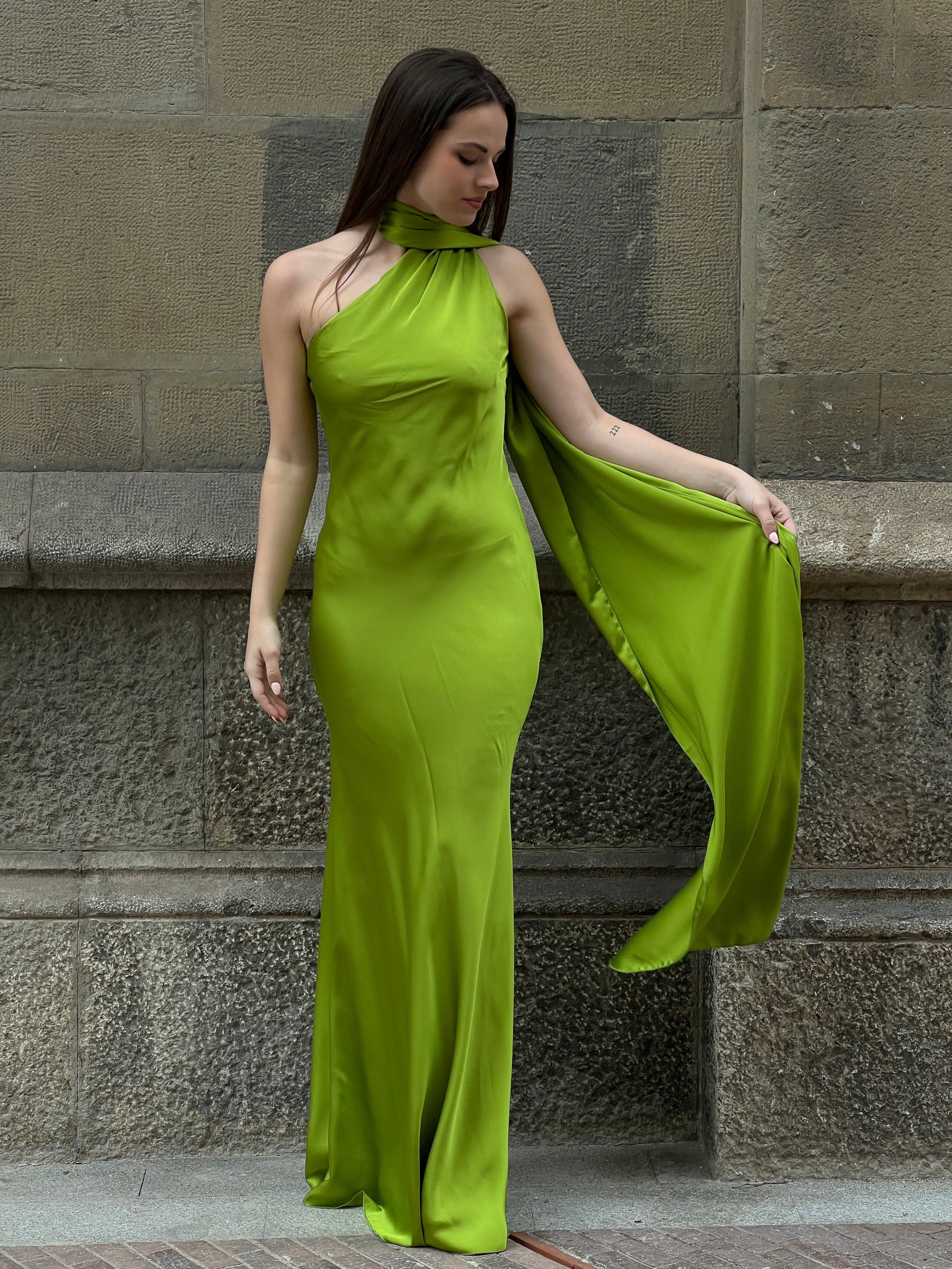 Vestido raso choker Priscila - Zebra&Maduixa®