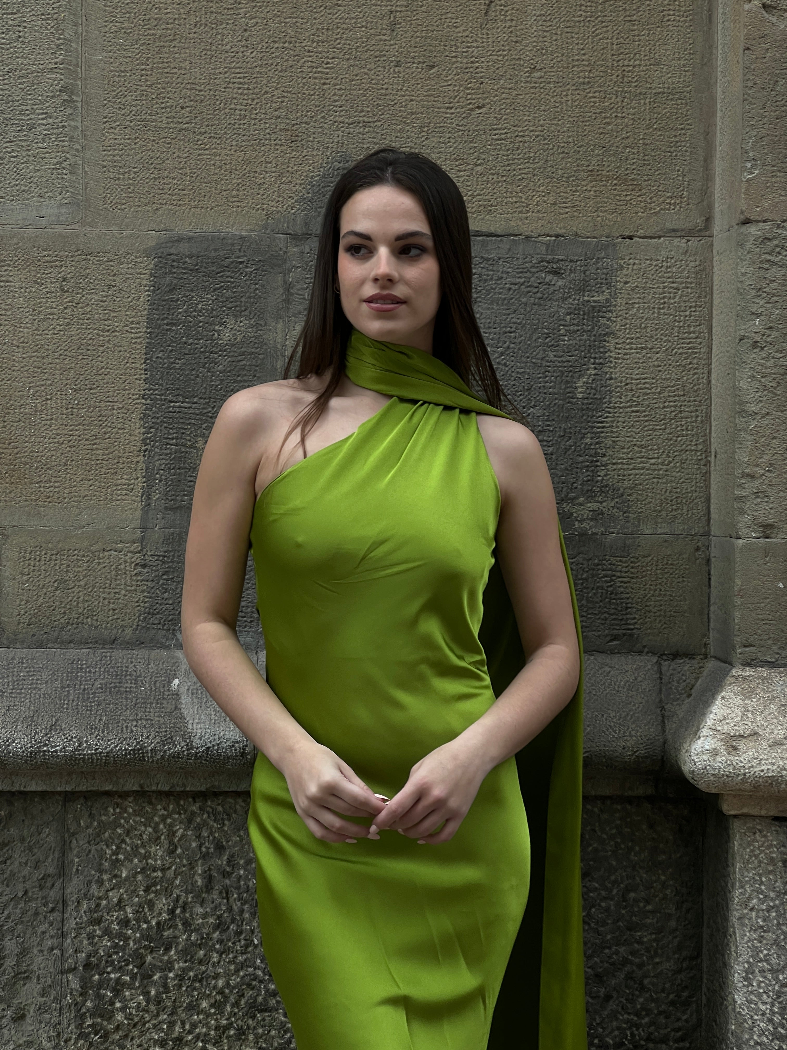 Vestido raso choker Priscila - Zebra&Maduixa®