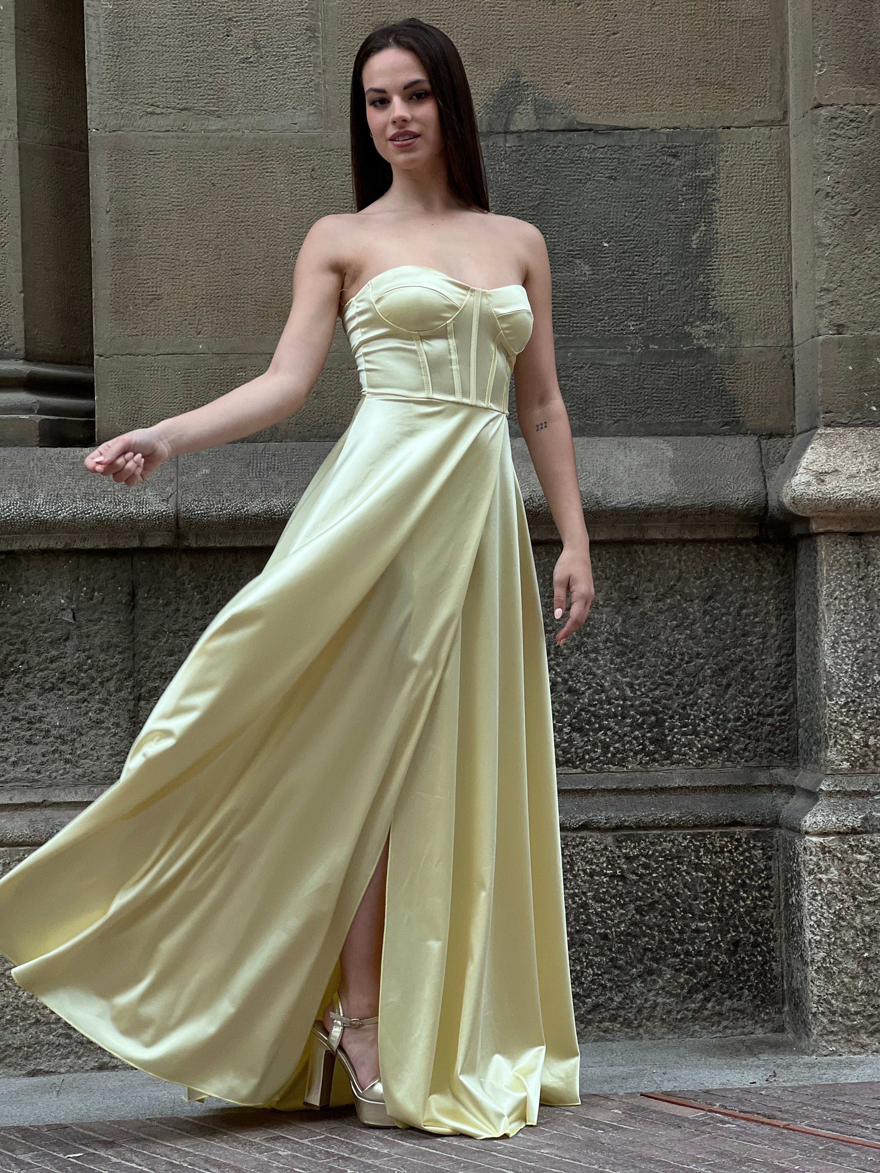 Vestido satinado Nelia - Zebra&Maduixa®