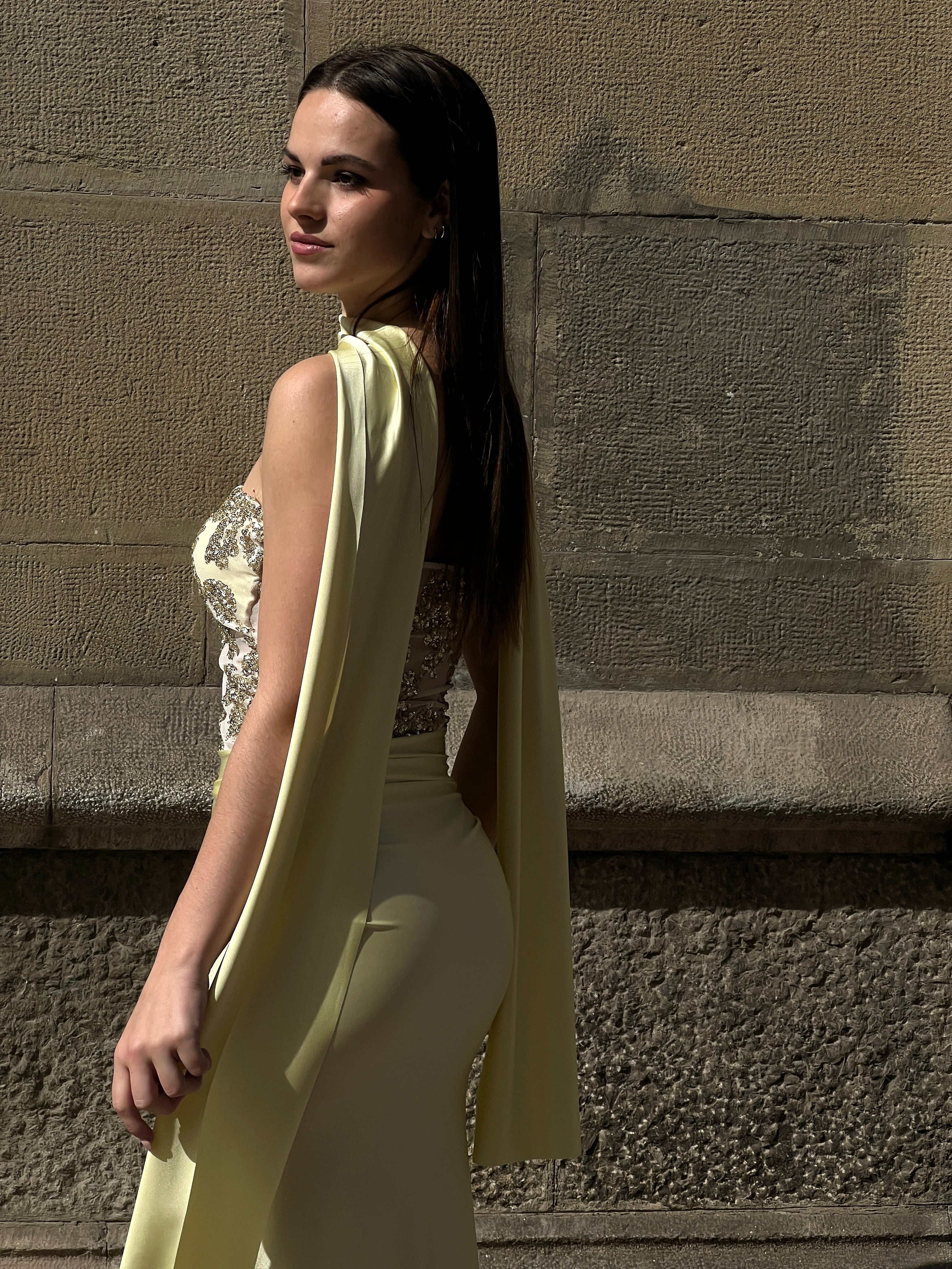 Vestido palabra de honor lentejuela - Zebra&Maduixa®