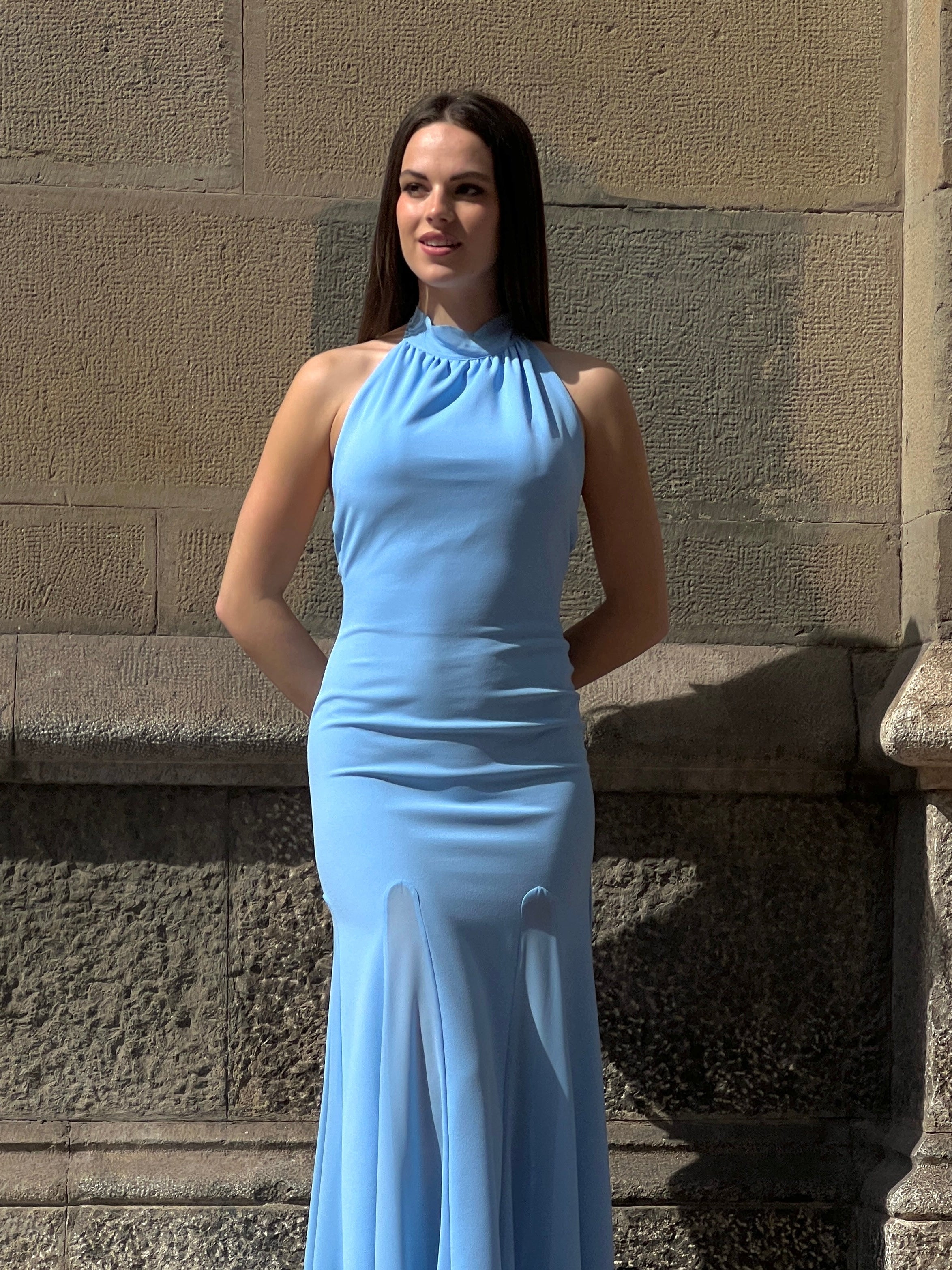 Vestido halter godets - Zebra&Maduixa®