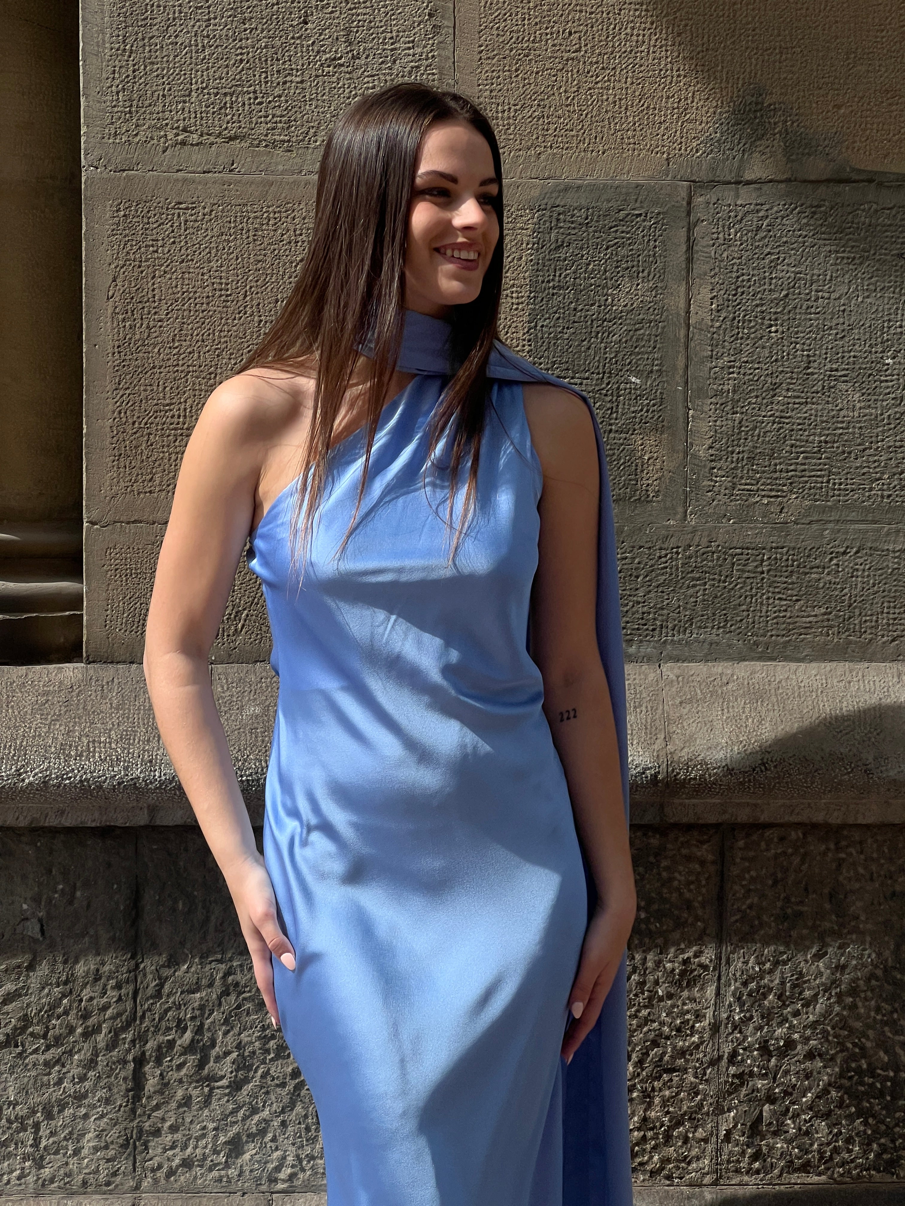 Vestido raso choker Priscila - Zebra&Maduixa®