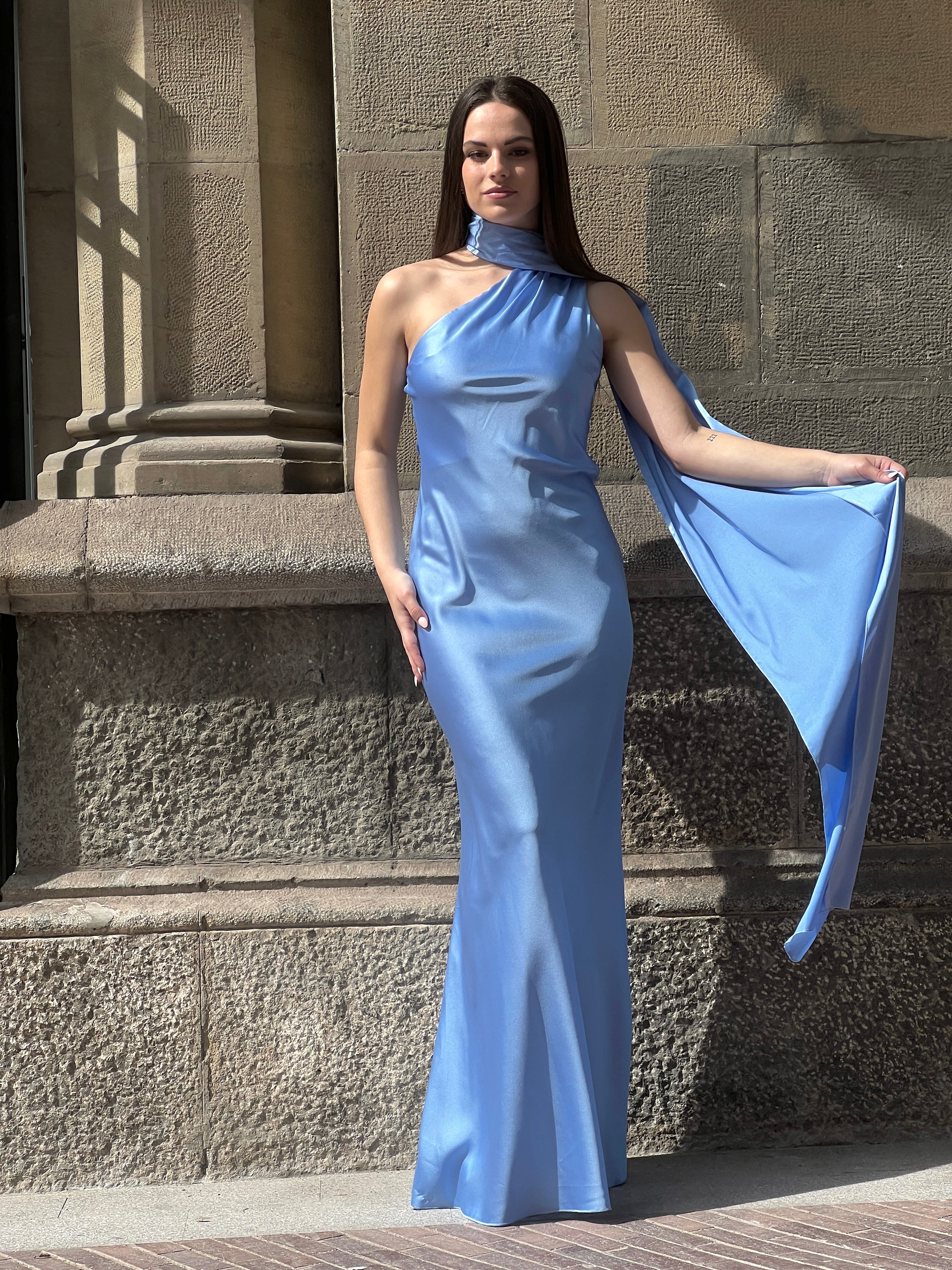 Vestido raso choker Priscila - Zebra&Maduixa®