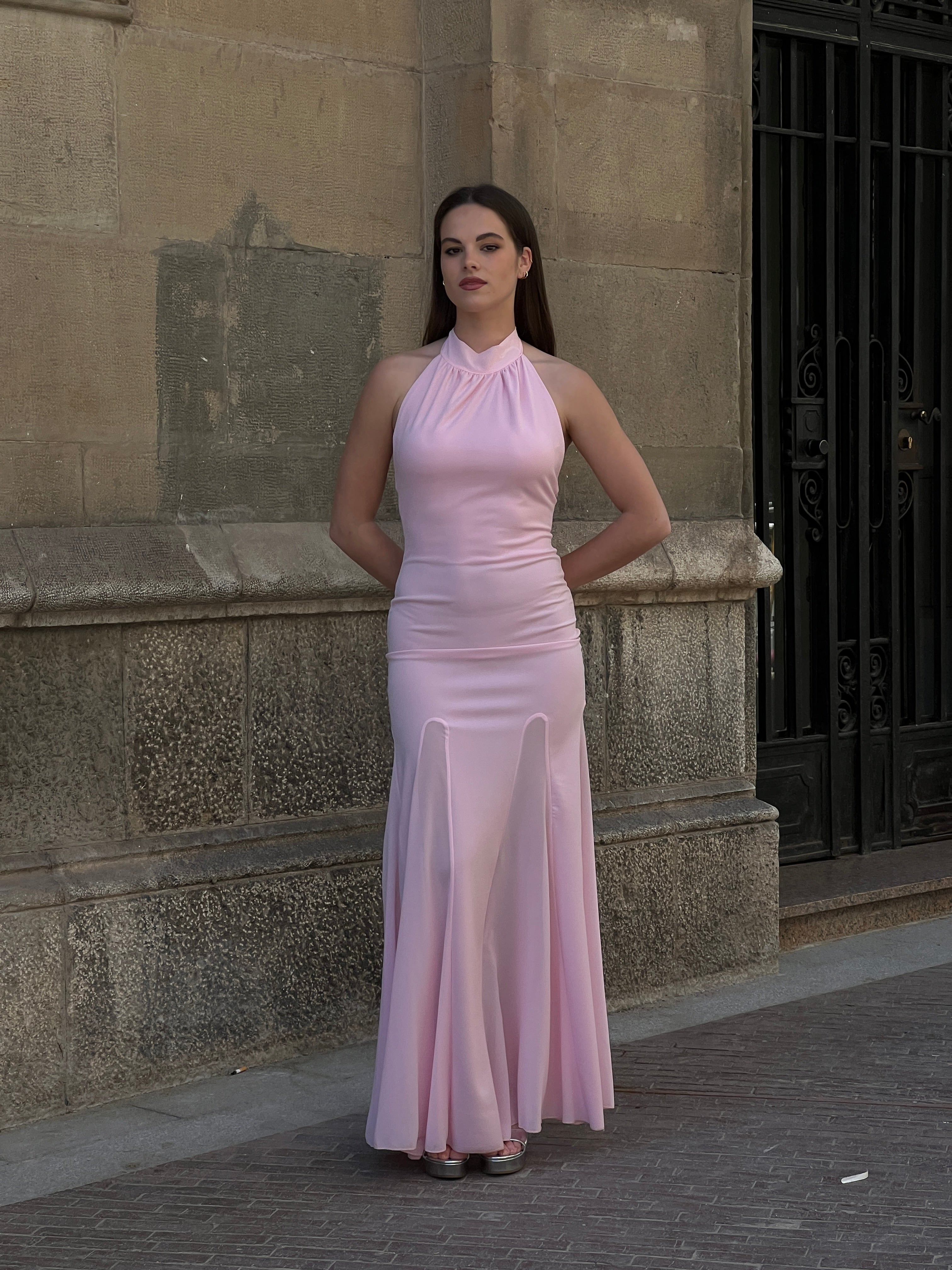 Vestido halter godets - Zebra&Maduixa®