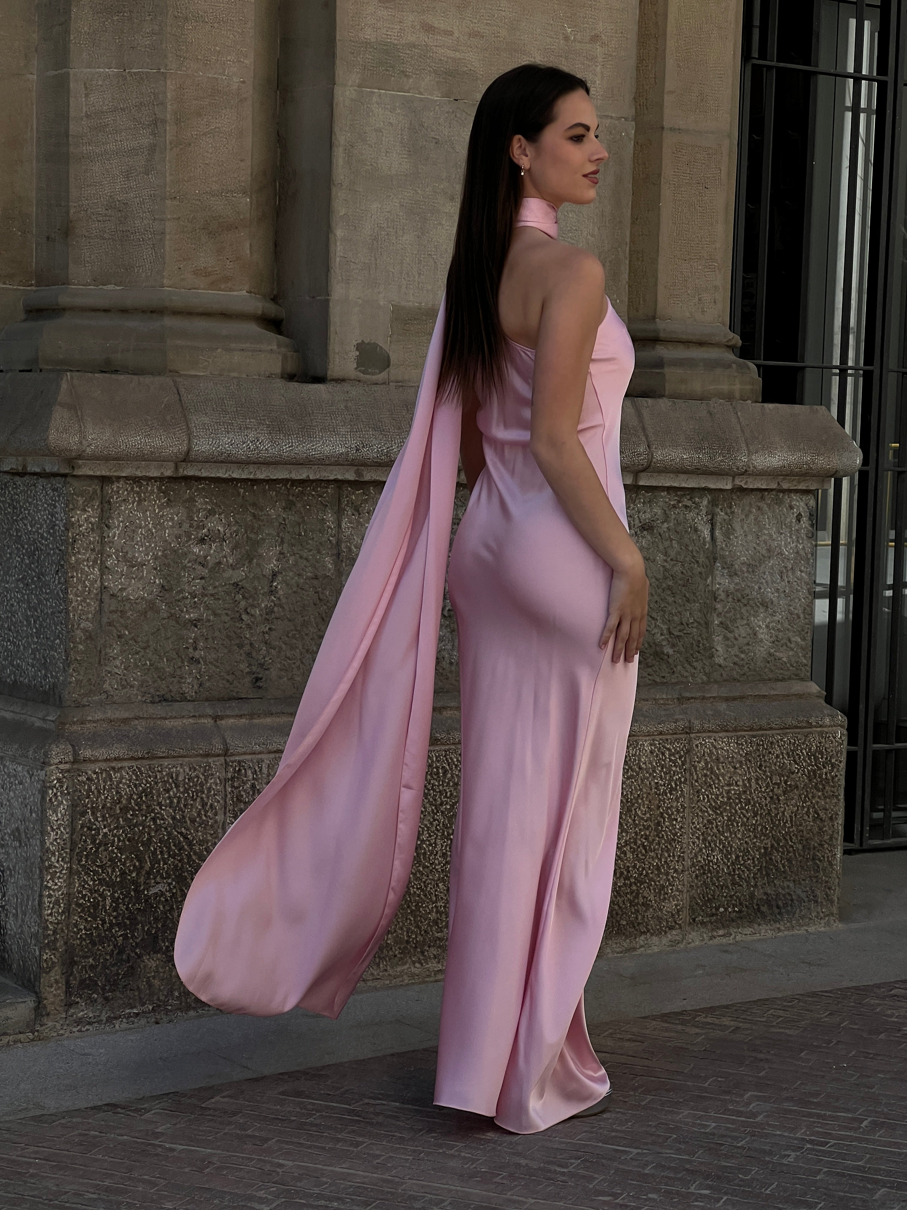 Vestido raso choker Priscila - Zebra&Maduixa®