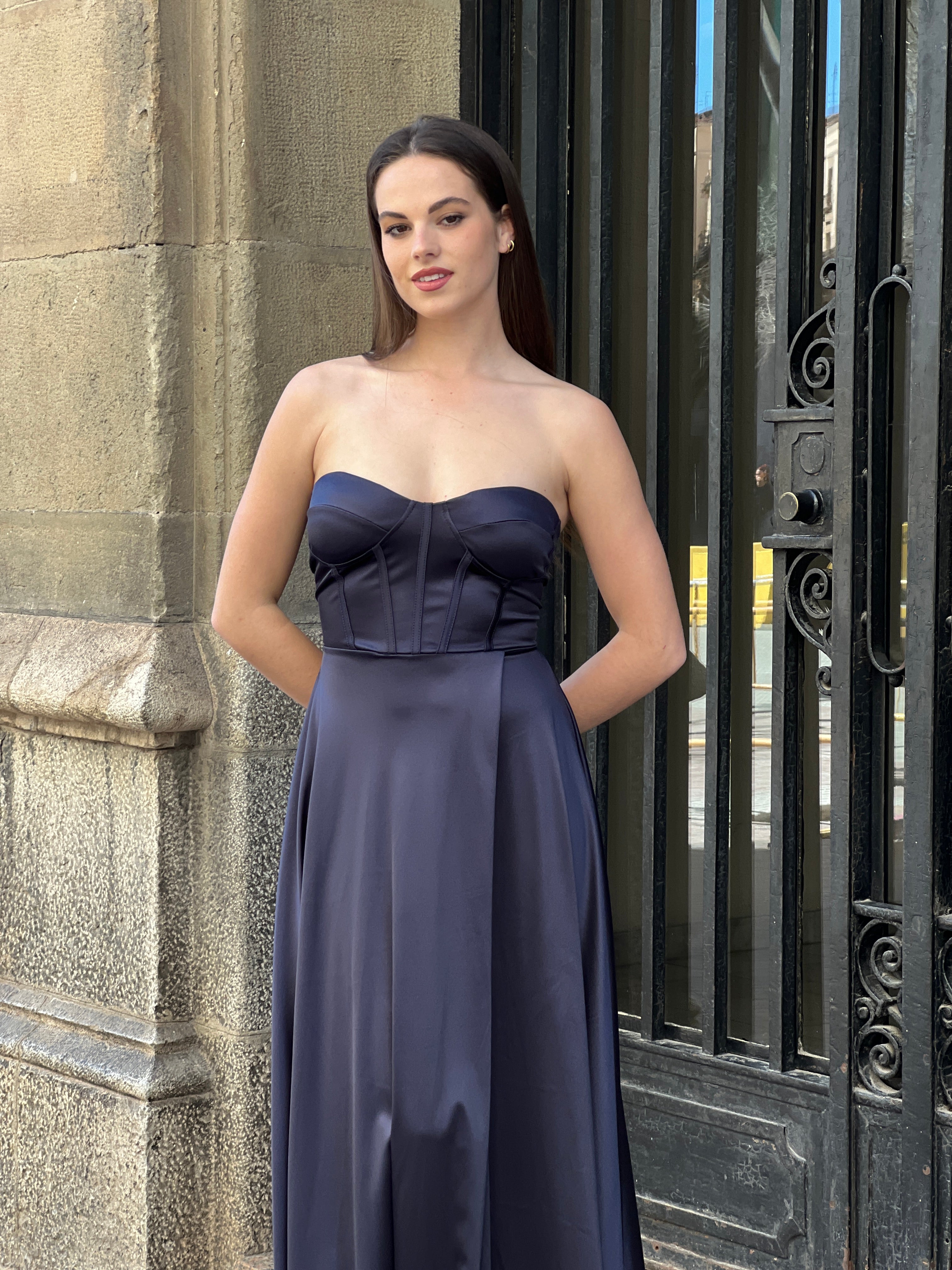 Vestido satinado Nelia - Zebra&Maduixa®