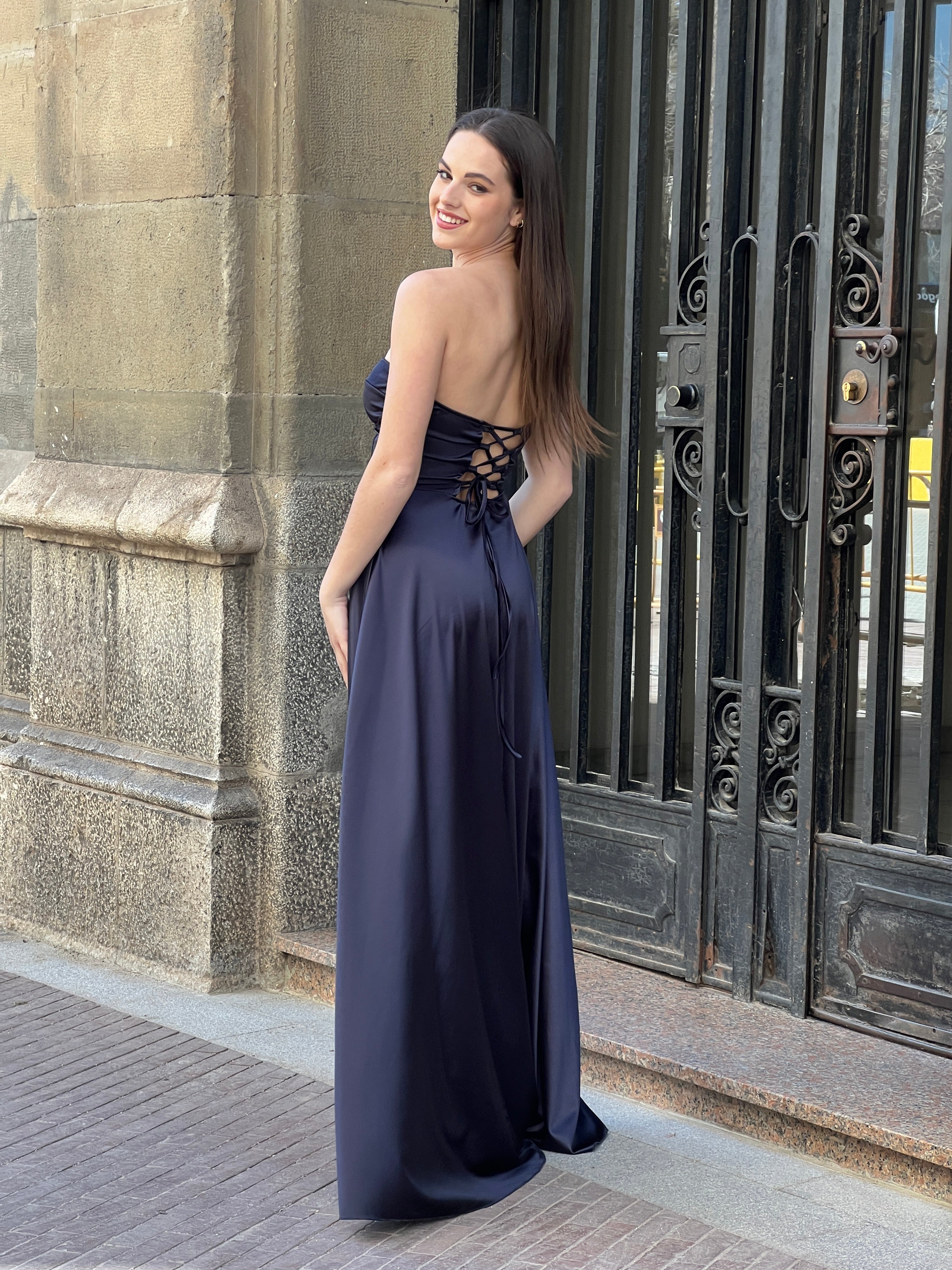 Vestido satinado Nelia - Zebra&Maduixa®