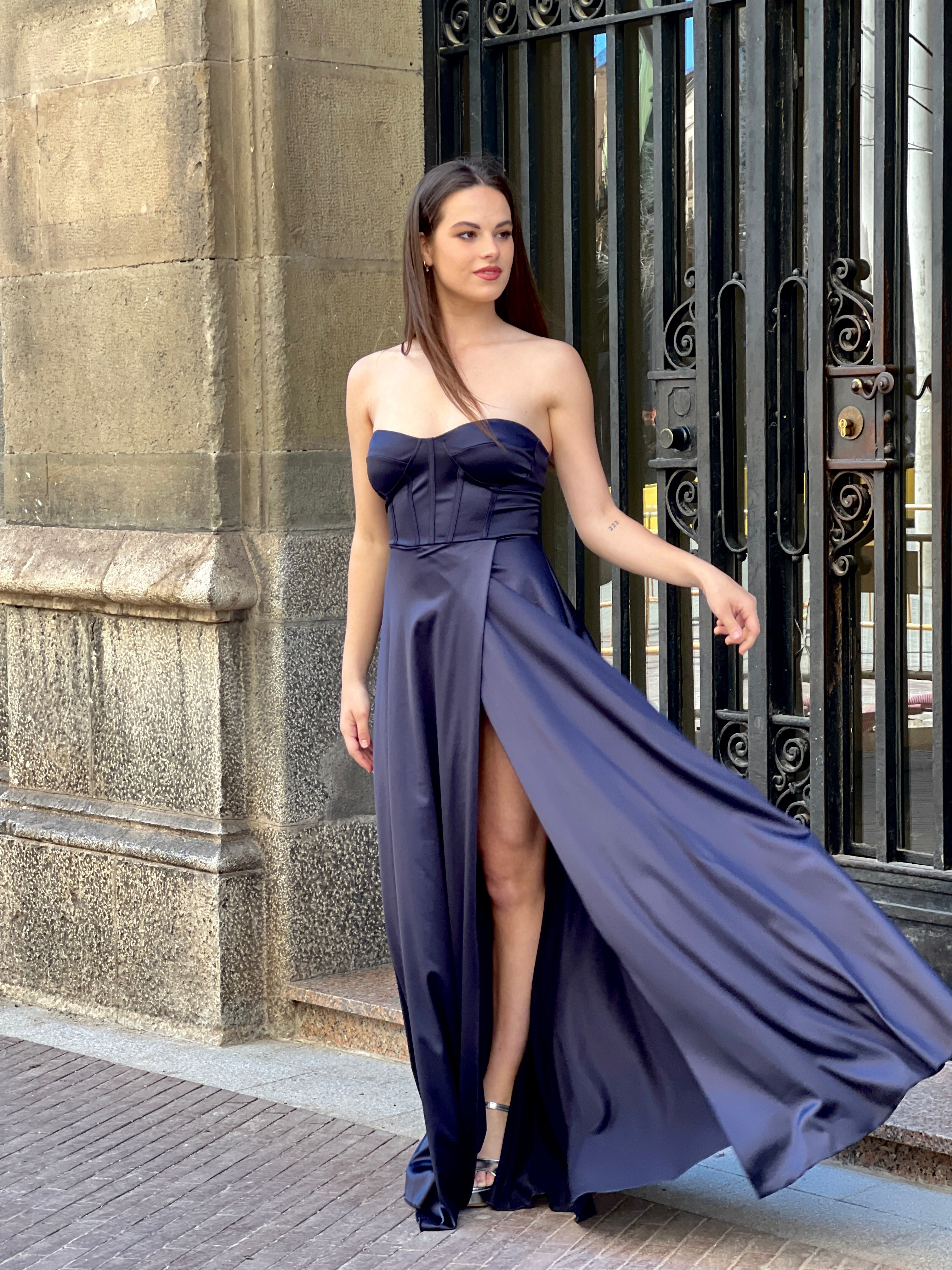 Vestido satinado Nelia - Zebra&Maduixa®