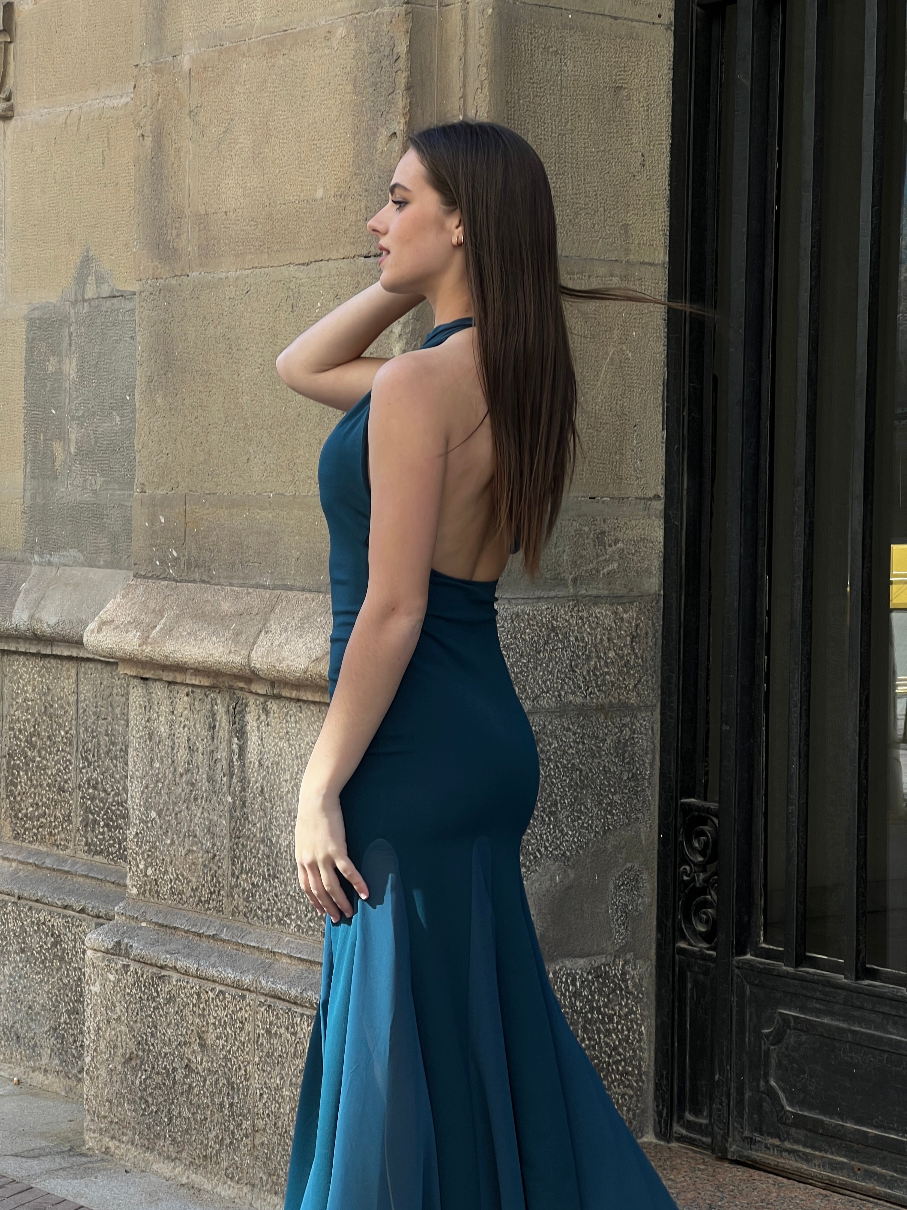 Vestido halter godets - Zebra&Maduixa®