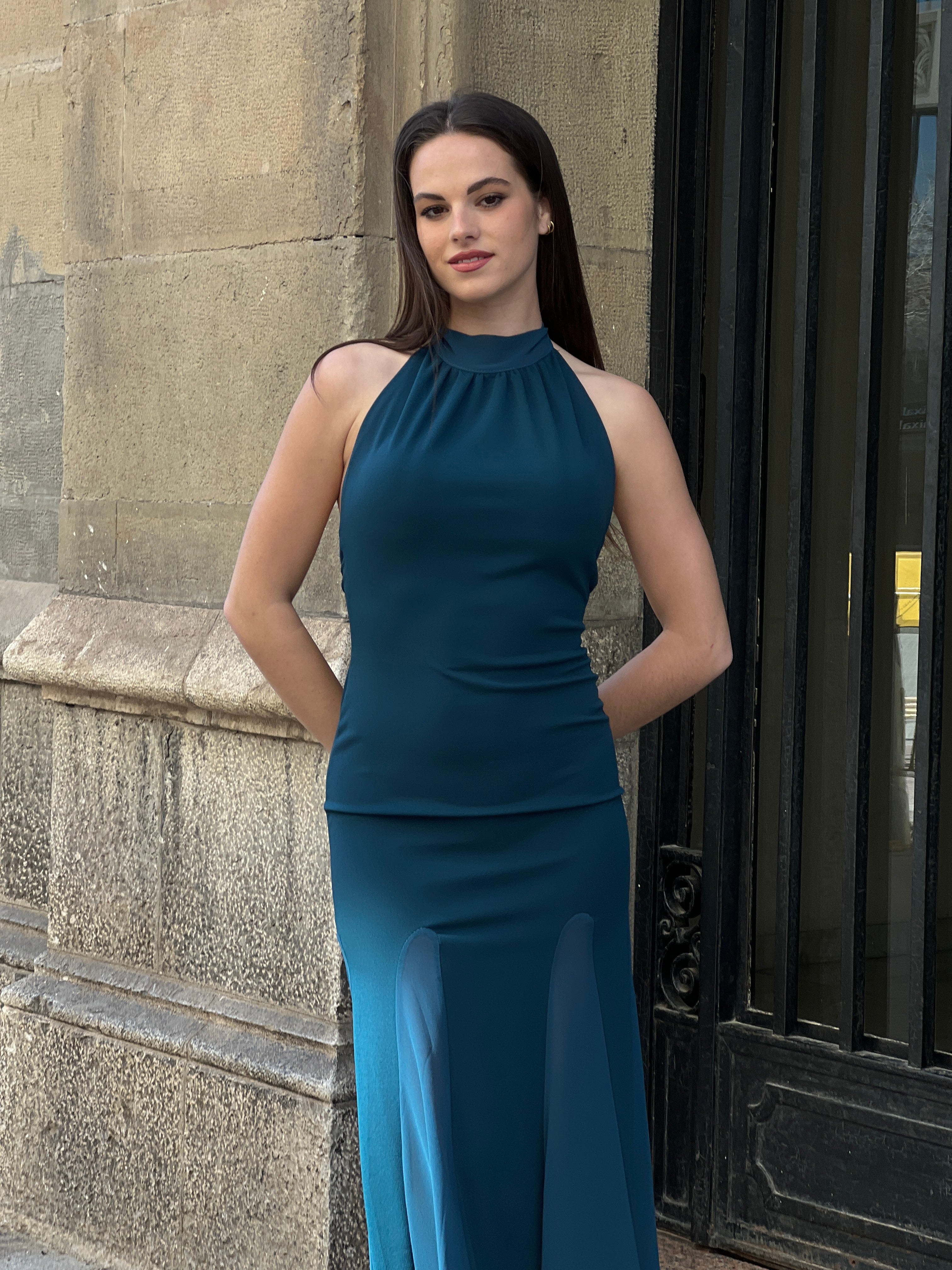 Vestido halter godets - Zebra&Maduixa®