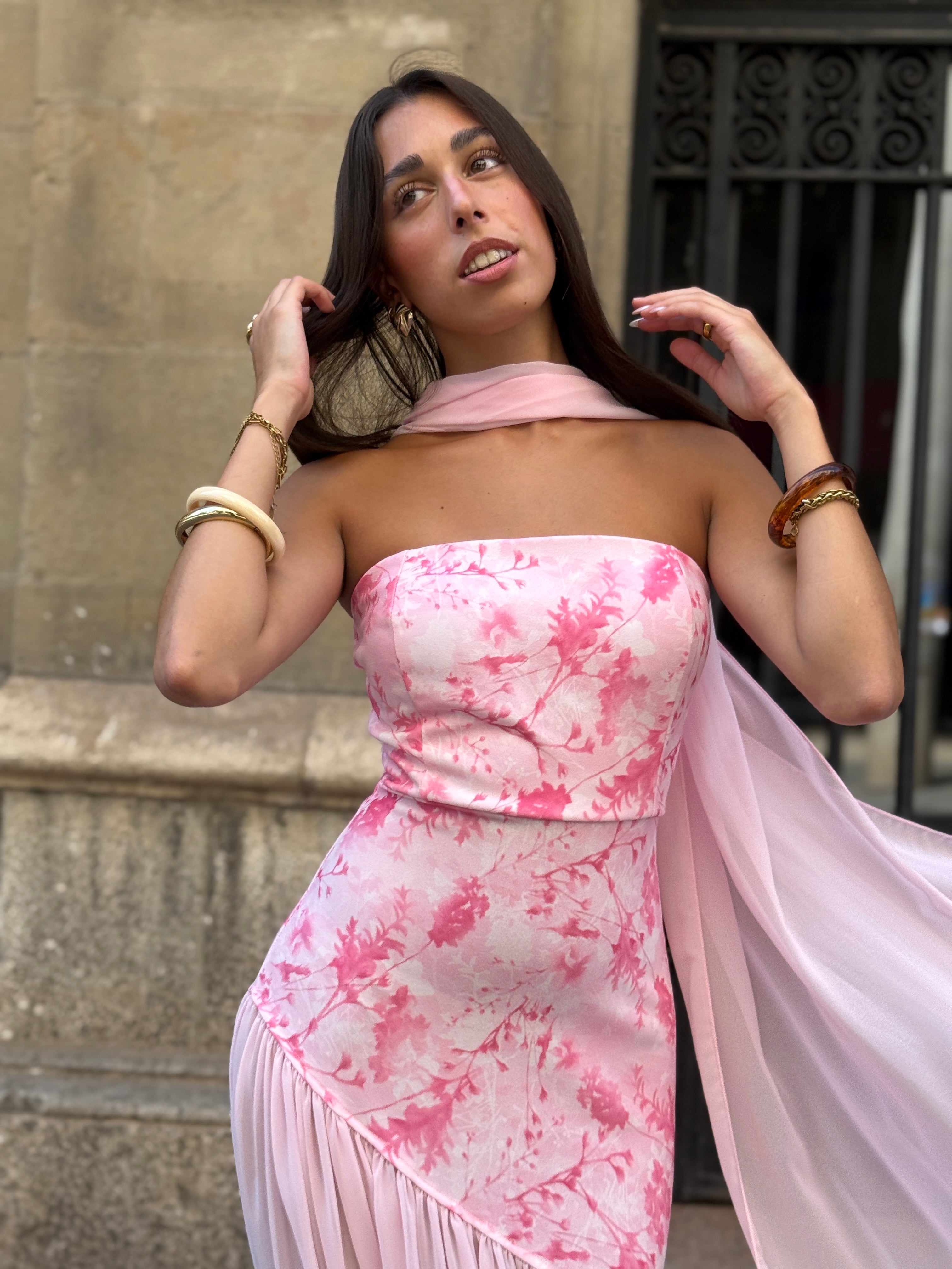 Vestido estampado gasa Vela - Zebra&Maduixa®