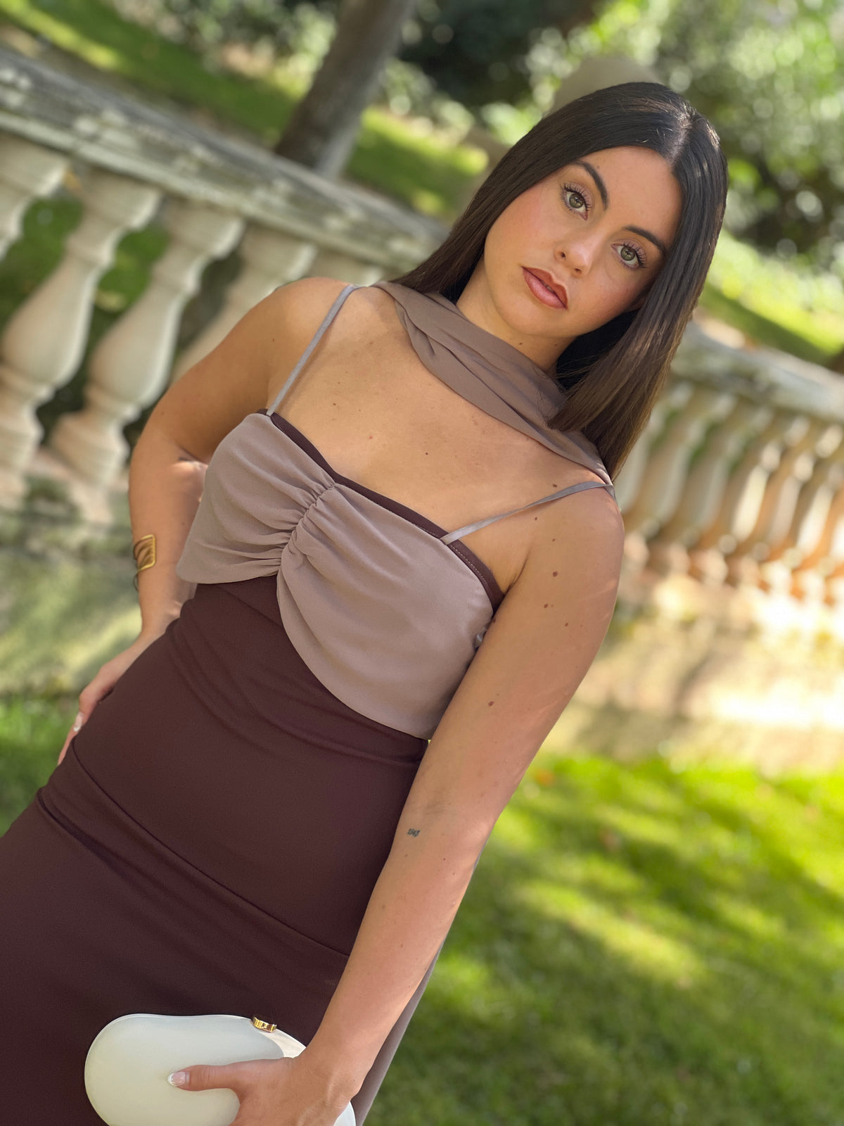 Abito top arricciato Marta