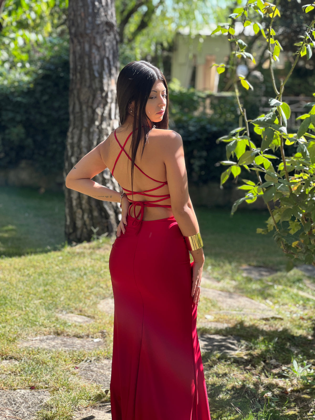 Robe dos croisé Lara