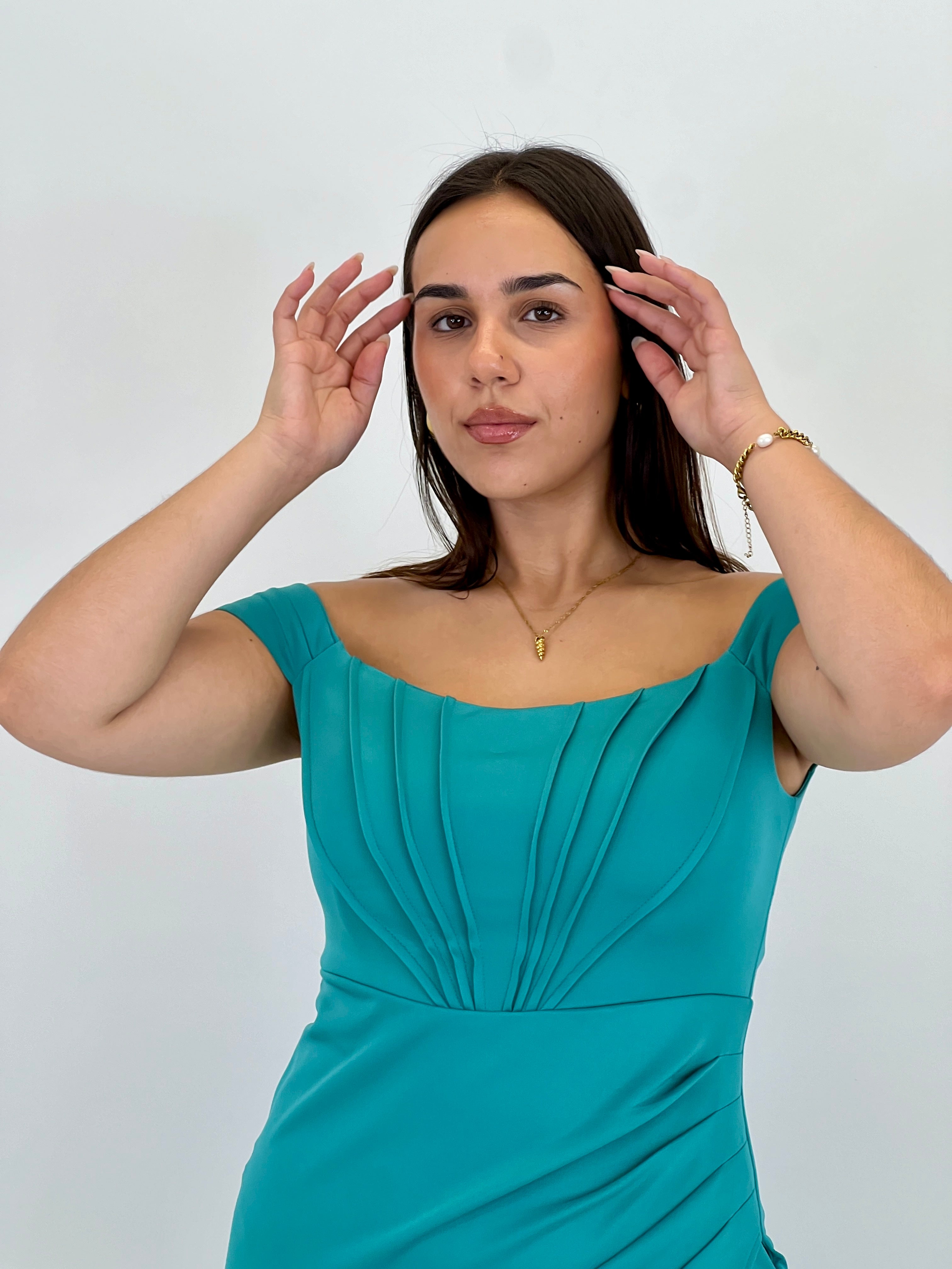 Vestido palabra de honor Selene